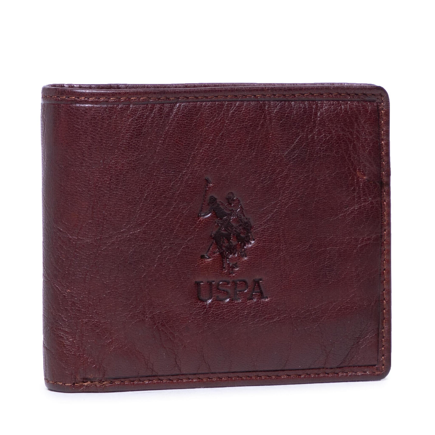 U.S. Polo Assn. Velika moška denarnica Horiz. Wallet WIUUY2261MHA560 Rjava - Pepit.si