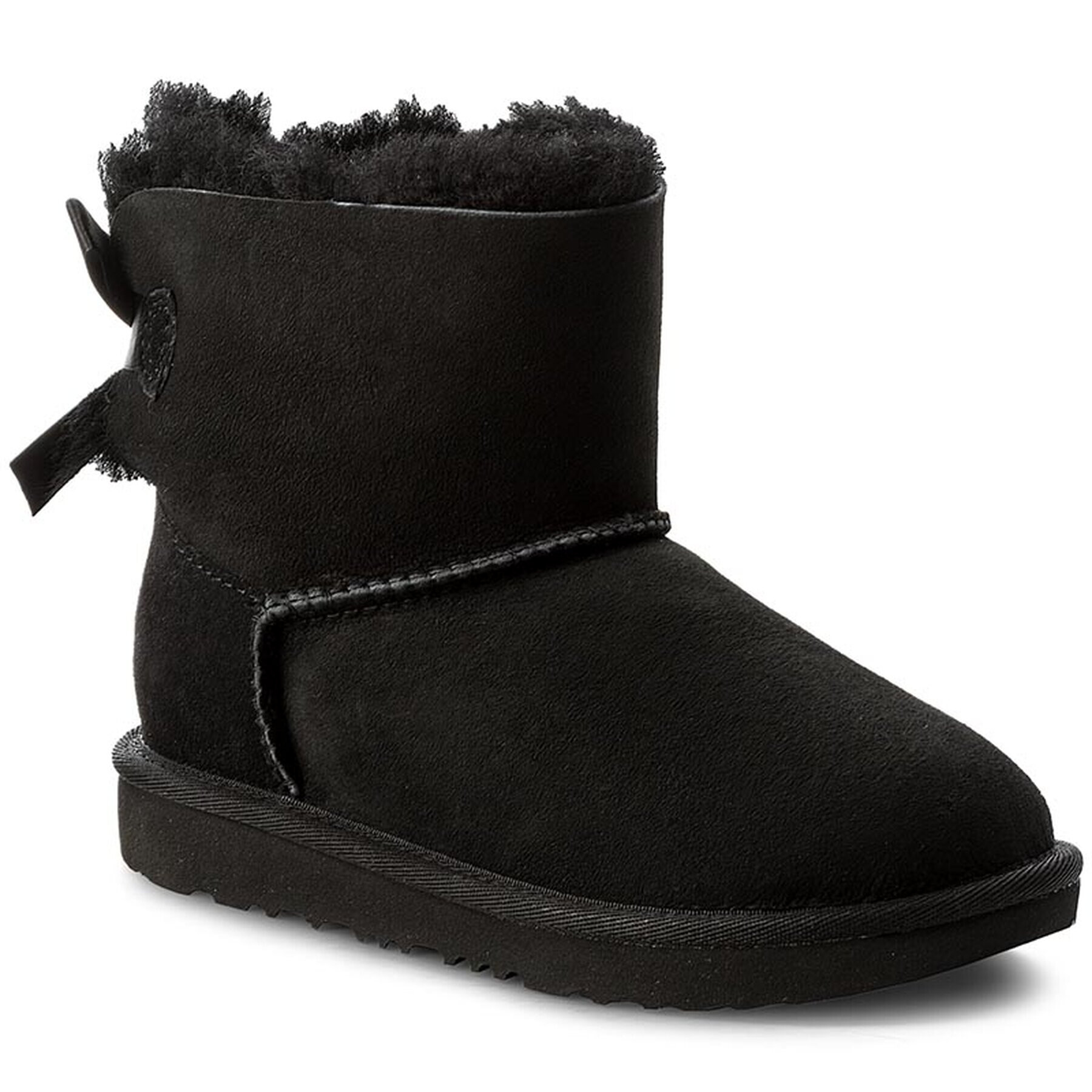 Ugg Škornji za sneg K Mini Bailey Bow II 1017397K Črna - Pepit.si