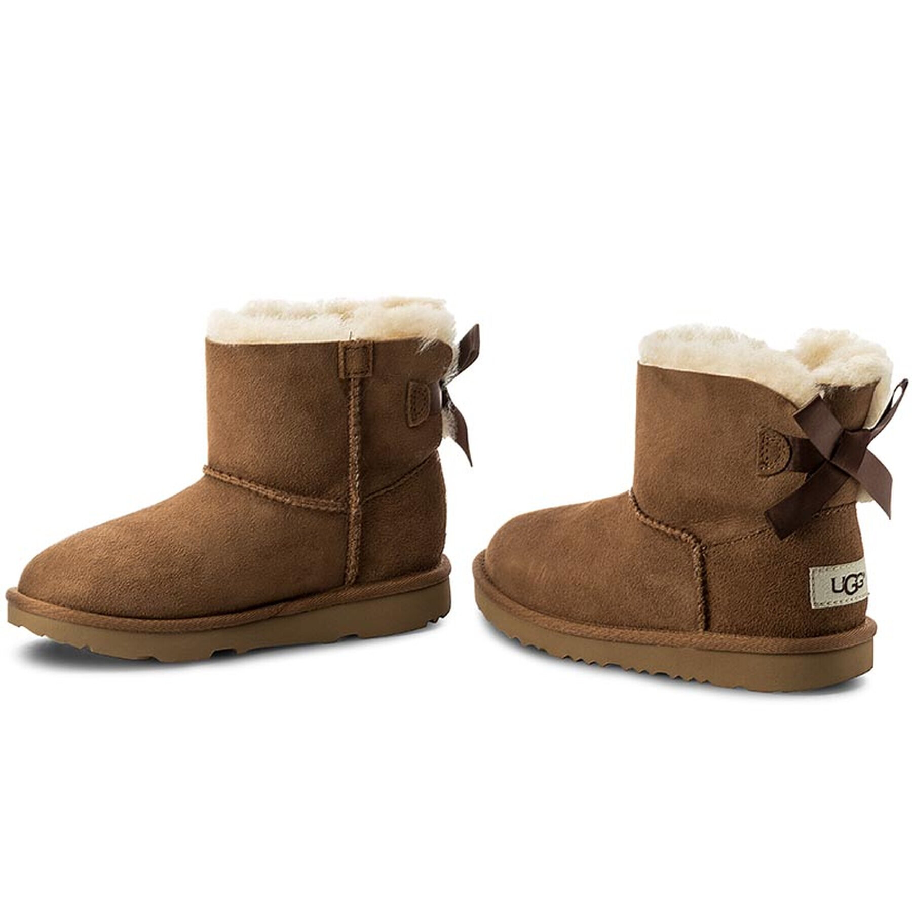 Ugg Čevlji K Mini Bailey Bow II 1017397K Rjava - Pepit.si