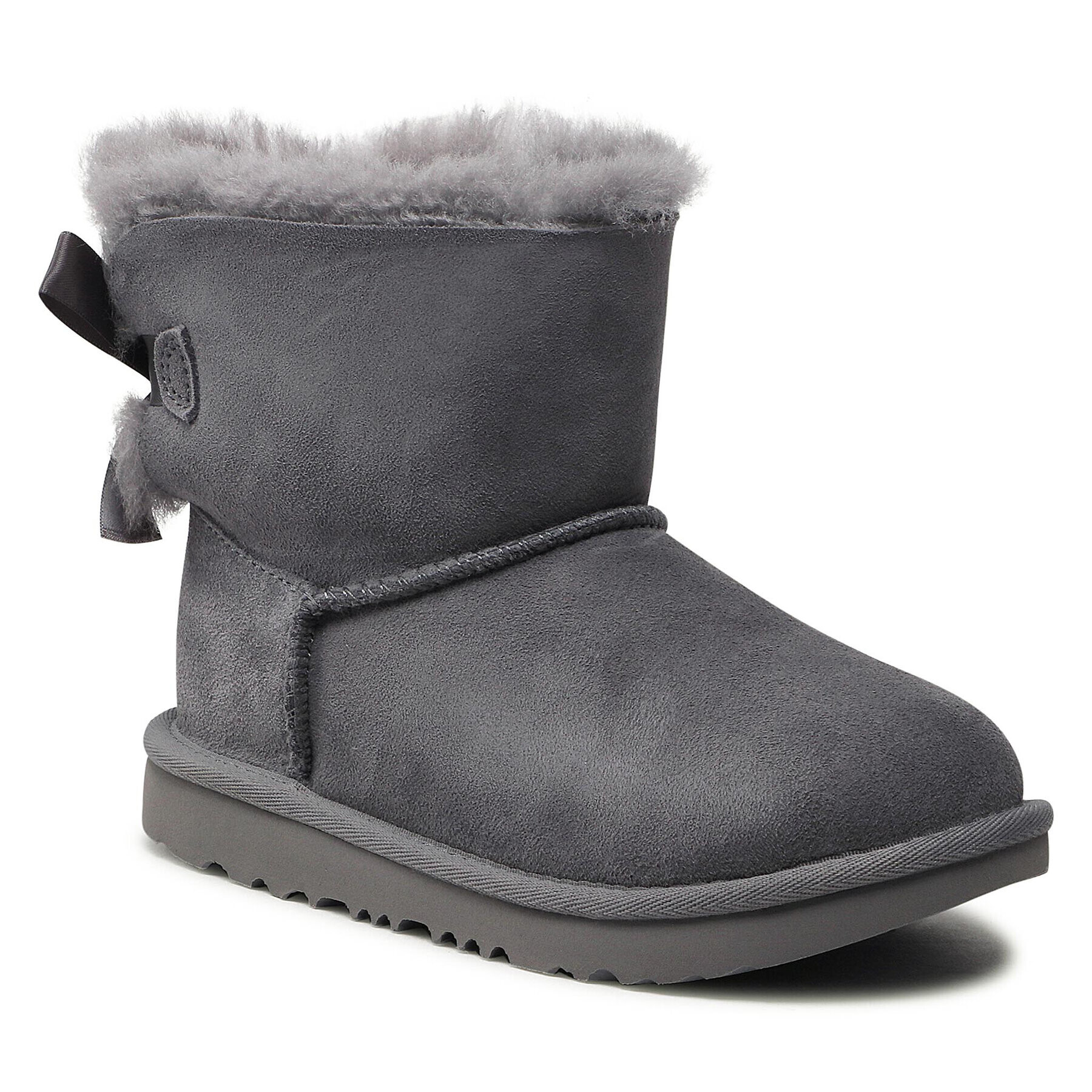 Ugg Čevlji K Mini Bailey Bow II 1017397K Siva - Pepit.si