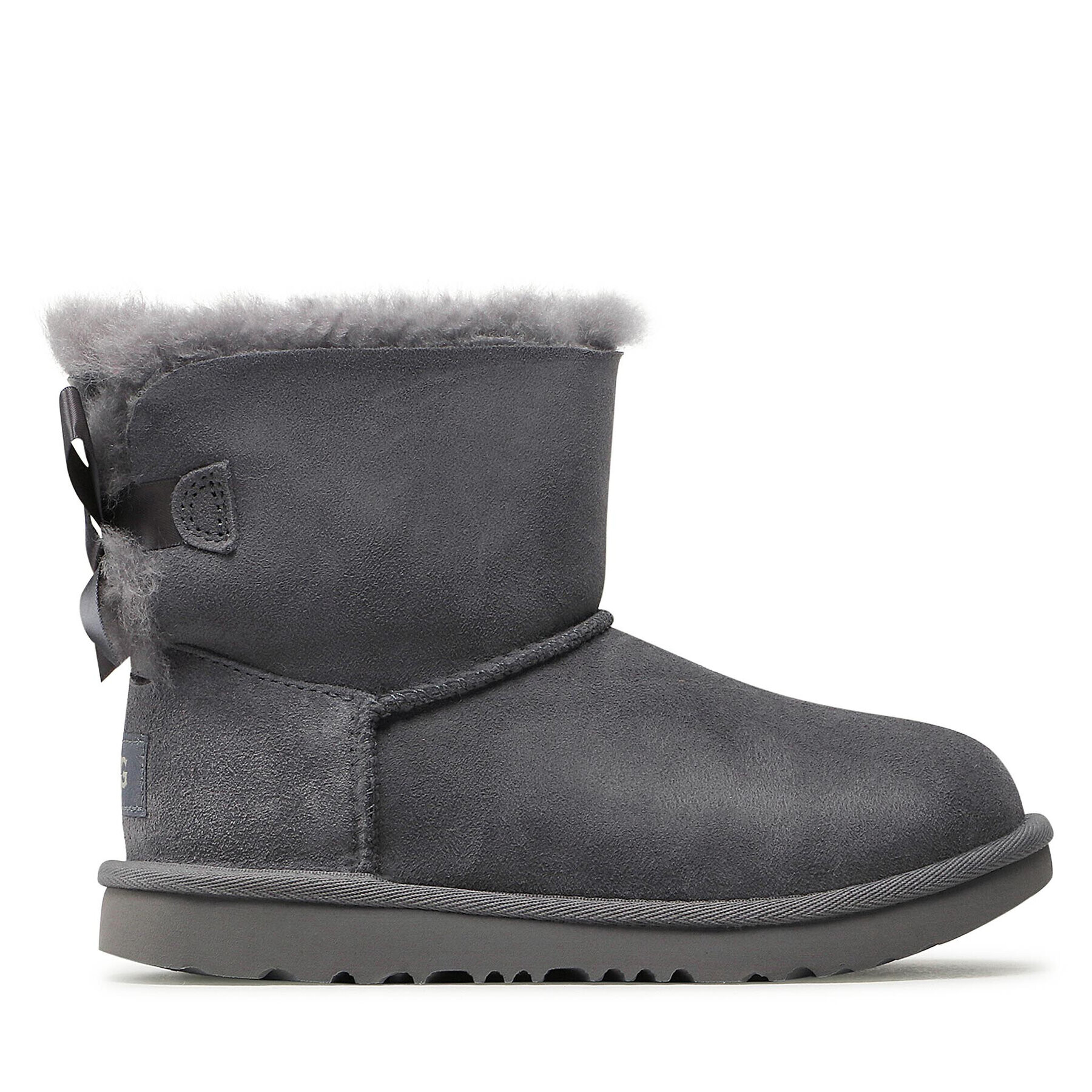 Ugg Čevlji K Mini Bailey Bow II 1017397K Siva - Pepit.si