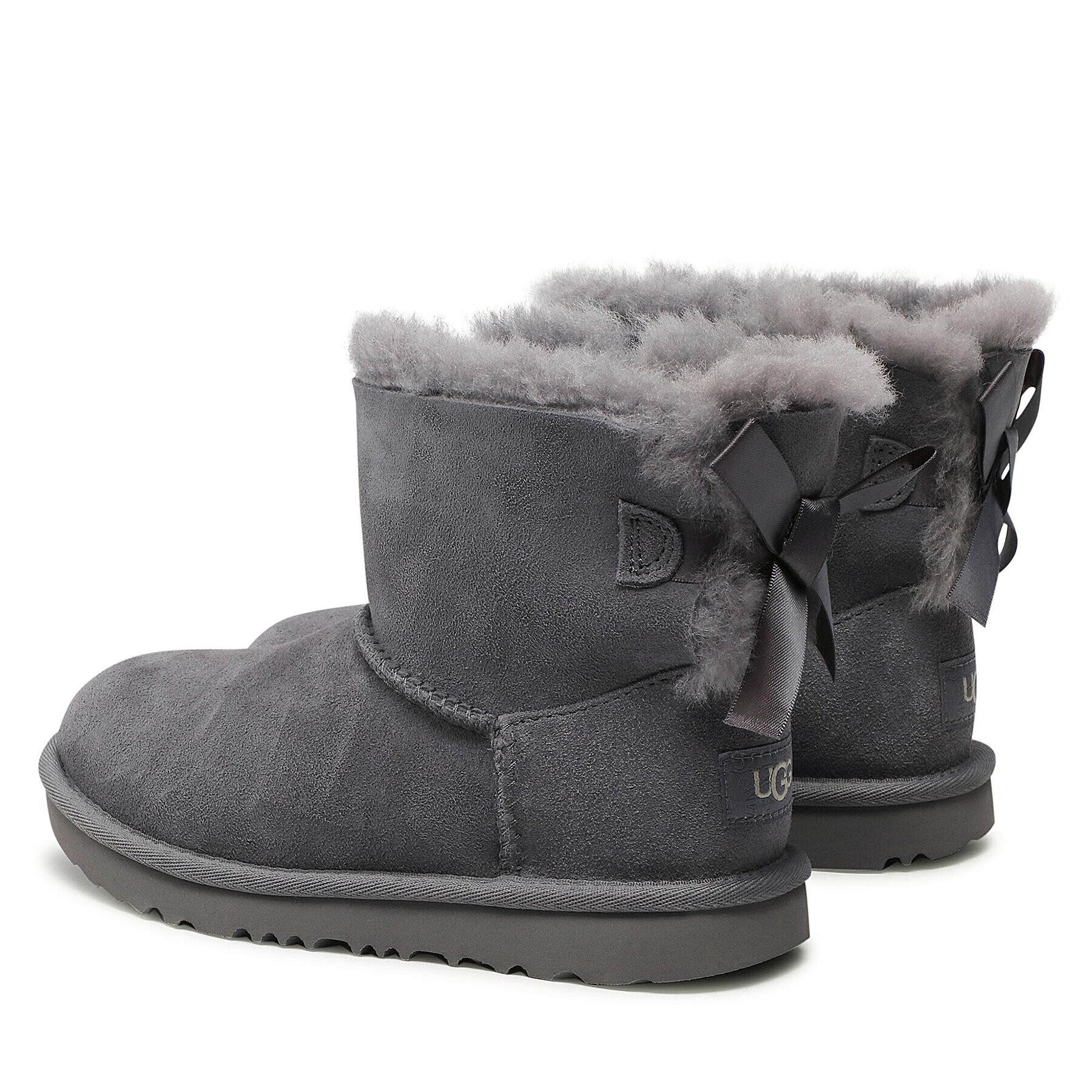 Ugg Čevlji K Mini Bailey Bow II 1017397K Siva - Pepit.si