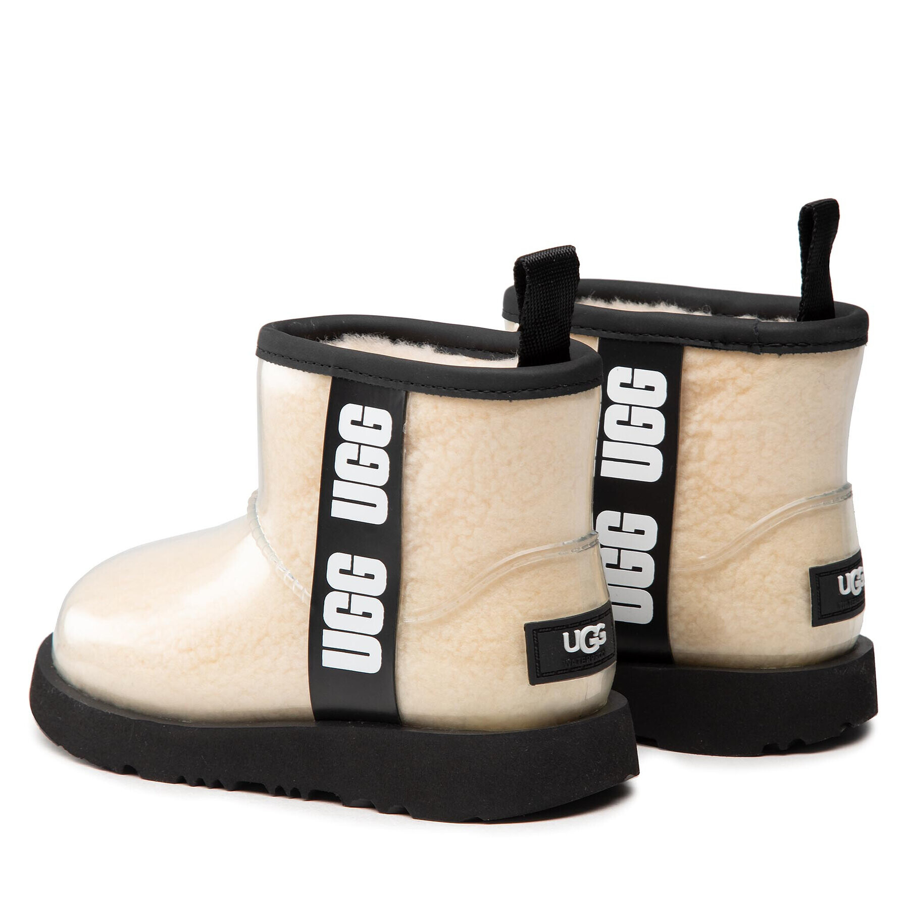 Ugg Čevlji Kids' Classic Clear Mini II 1112386K Bež - Pepit.si