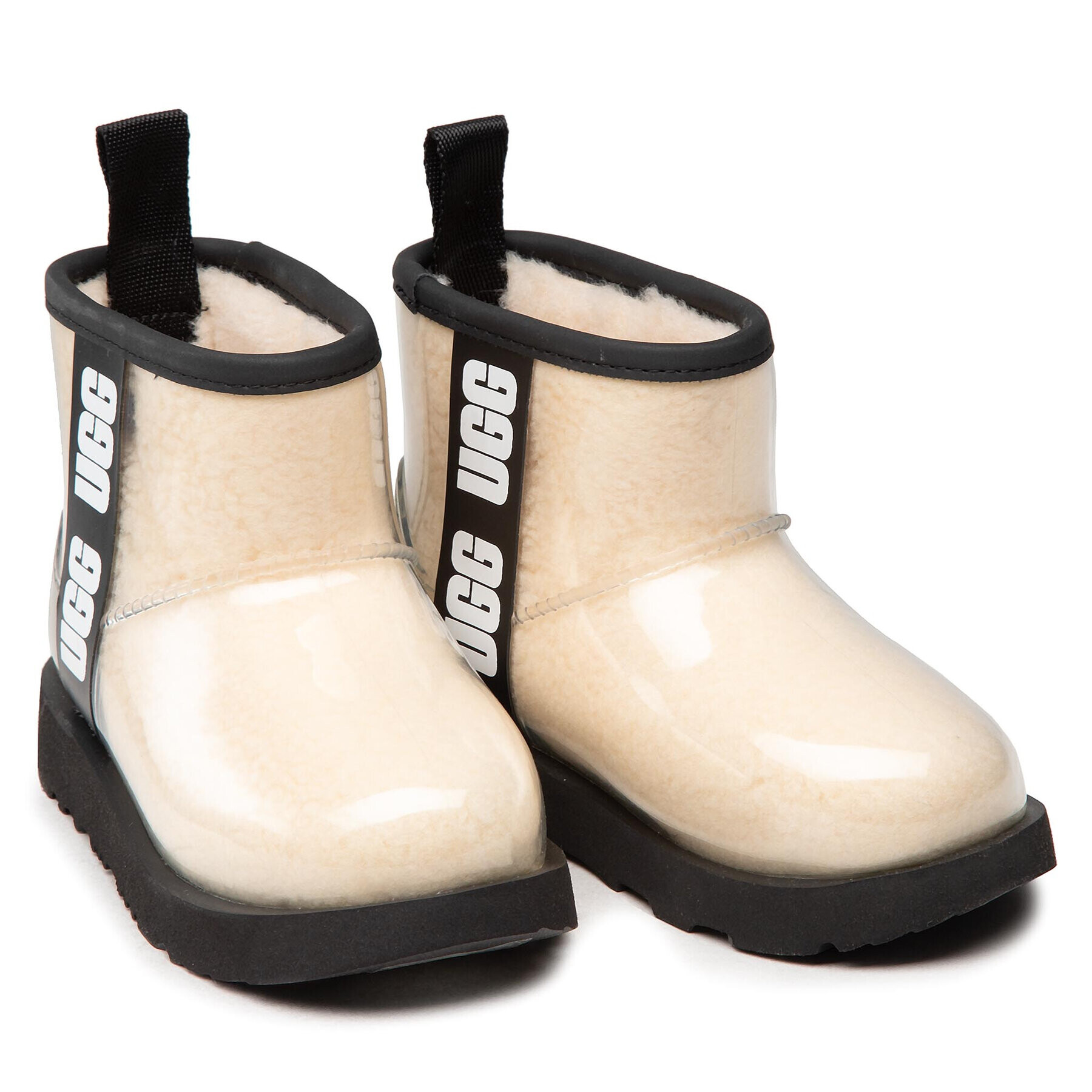 Ugg Čevlji Kids' Classic Clear Mini II 1112386K Bež - Pepit.si