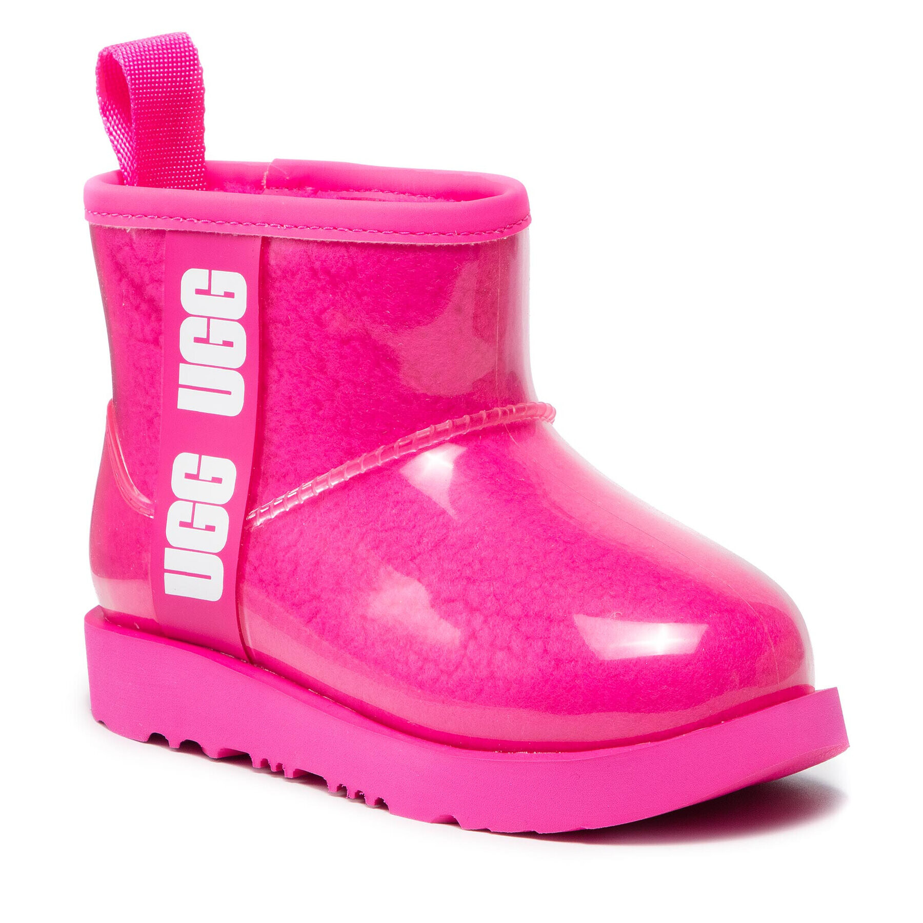 Ugg Čevlji Kids' Classic Clear Mini II 1112386K Roza - Pepit.si