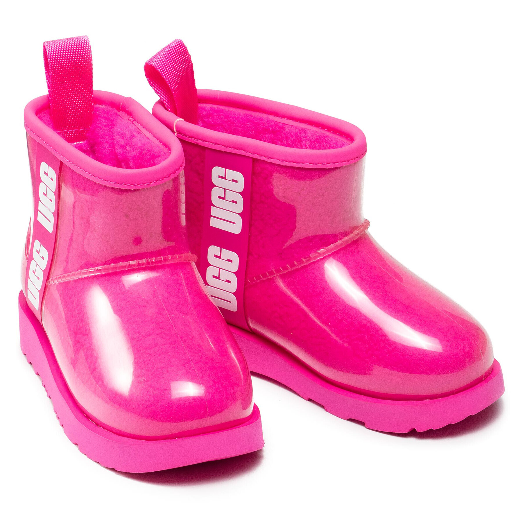 Ugg Čevlji Kids' Classic Clear Mini II 1112386K Roza - Pepit.si