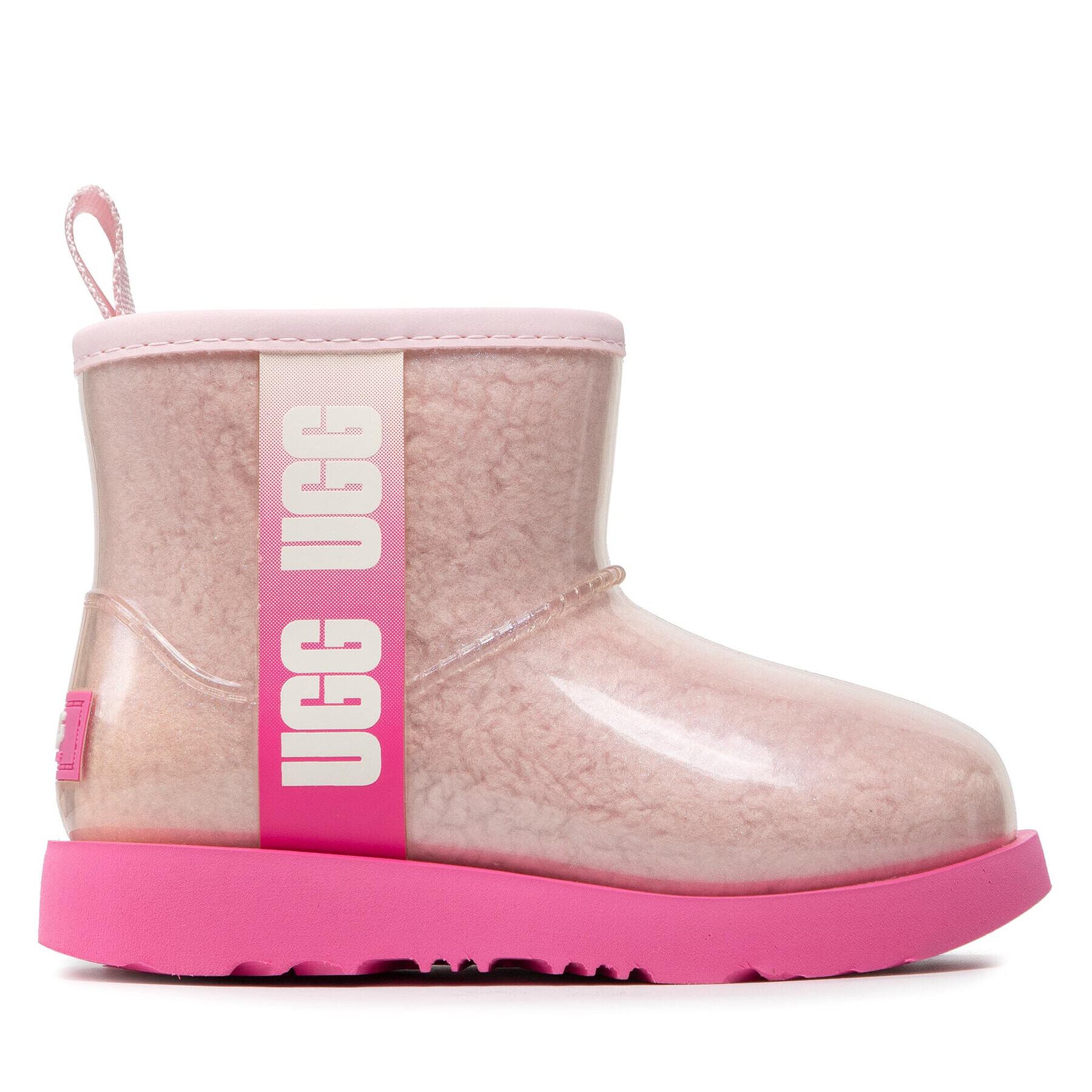 Ugg Čevlji Kids' Classic Clear Mini II 1121007K Roza - Pepit.si