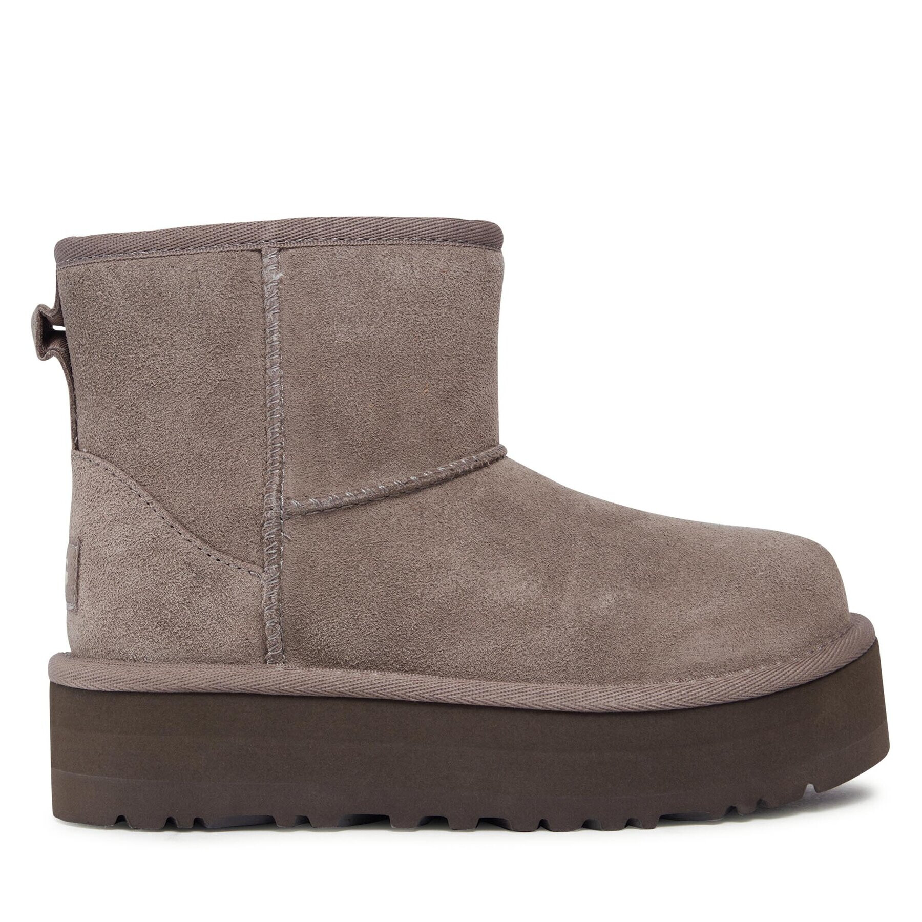 Ugg Čevlji Kids' Classic Mini Platform 1143700K Siva - Pepit.si