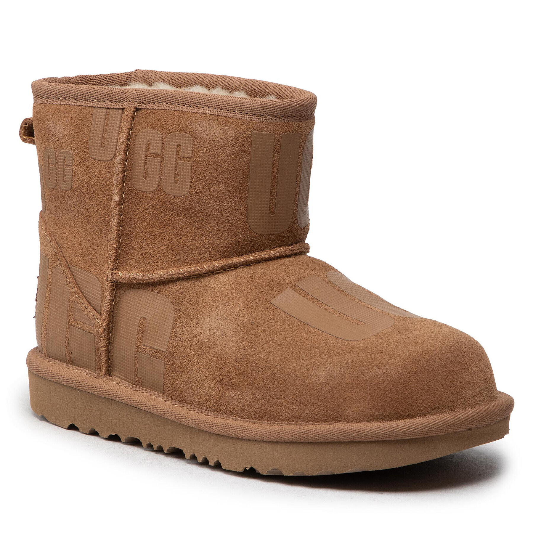 Ugg Čevlji Kids' Classic Mini Scatter Graphic 1134952K Rjava - Pepit.si