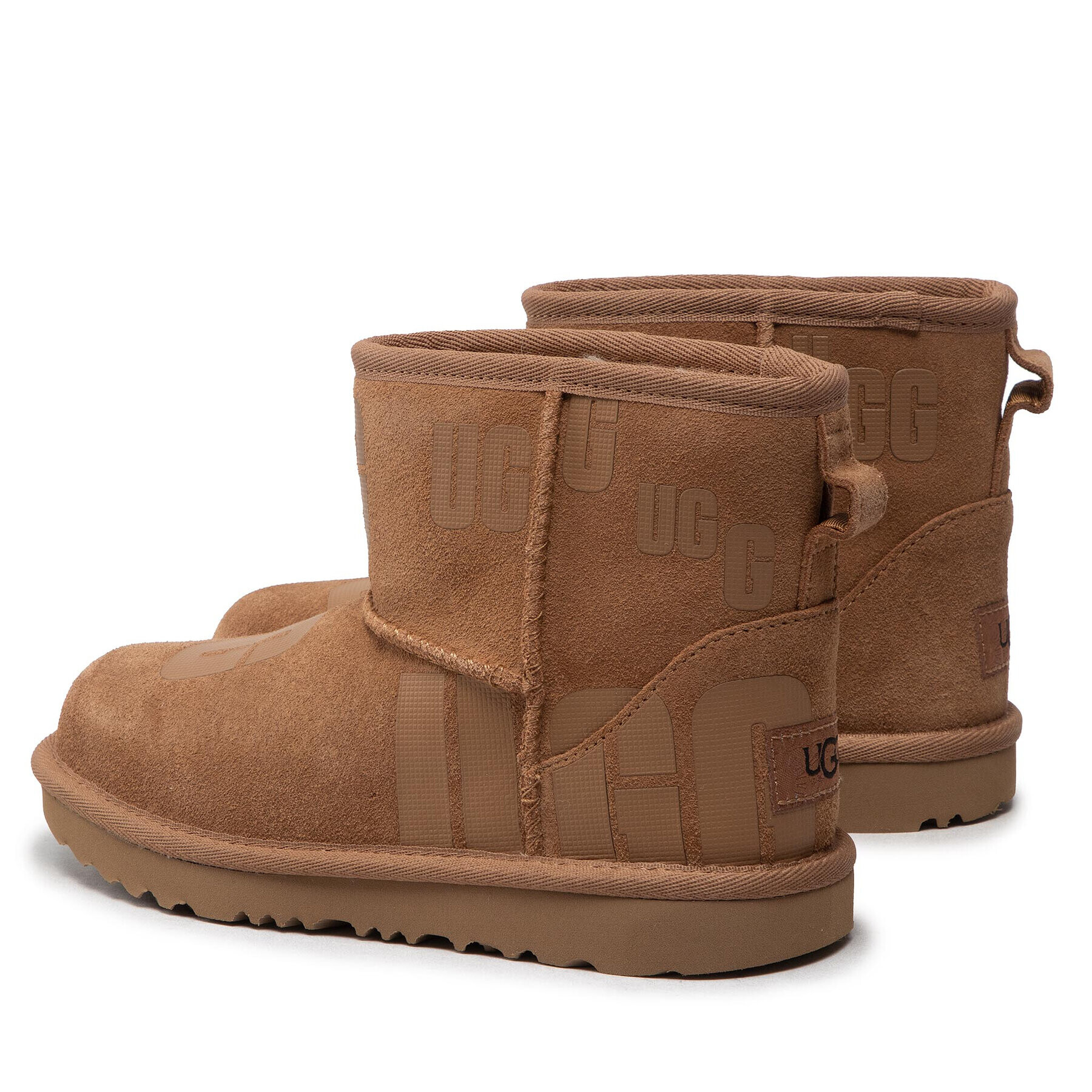 Ugg Čevlji Kids' Classic Mini Scatter Graphic 1134952K Rjava - Pepit.si