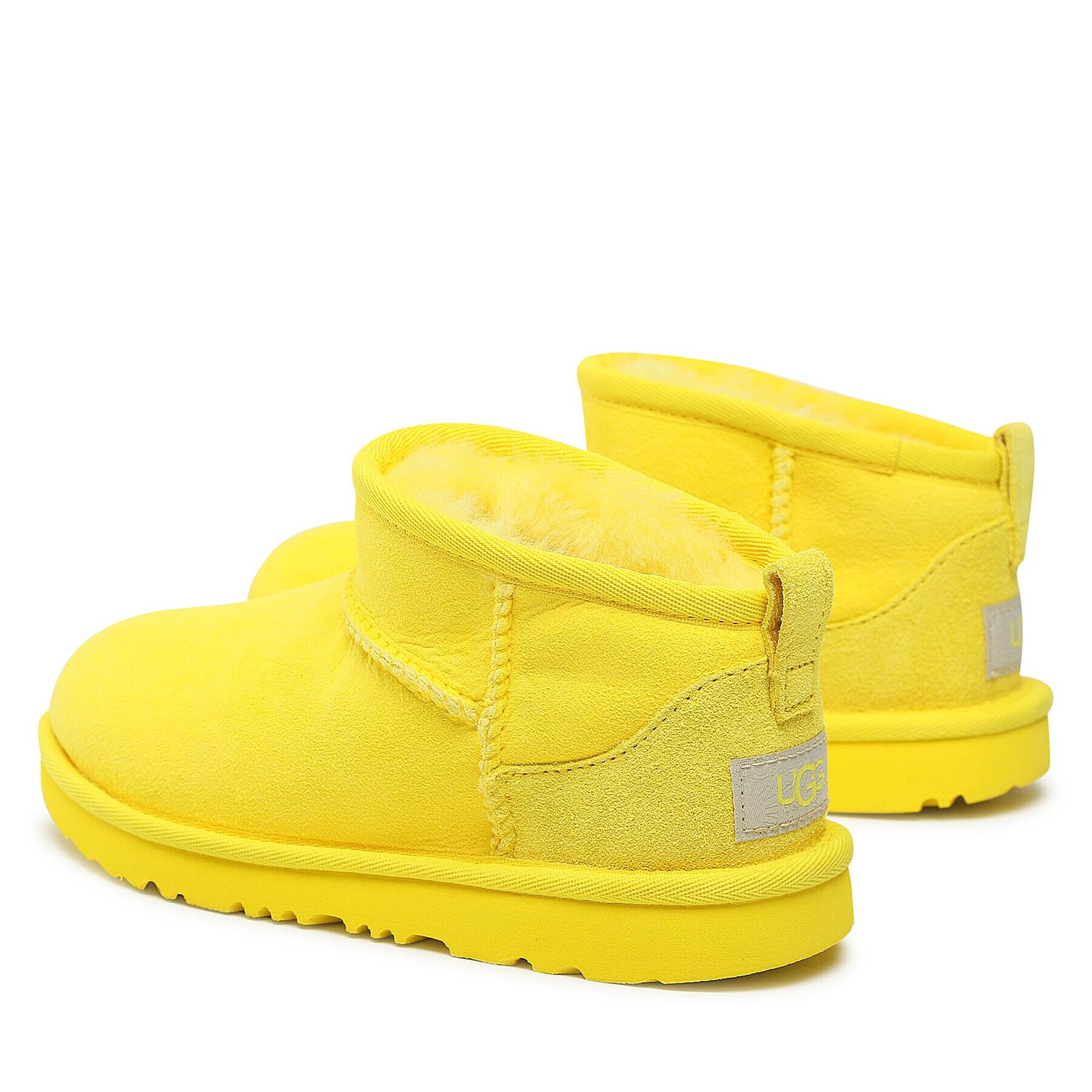 Ugg Čevlji Kids' Classic Ultra Mini 1130750K Rumena - Pepit.si