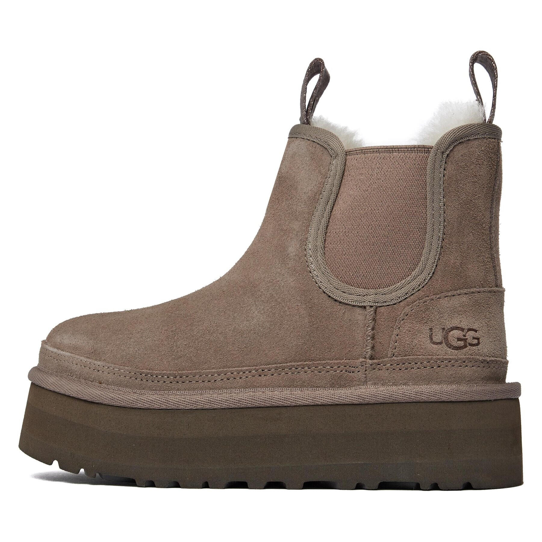 Ugg Čevlji Numel Platform Chelsea 1143710K Bež - Pepit.si