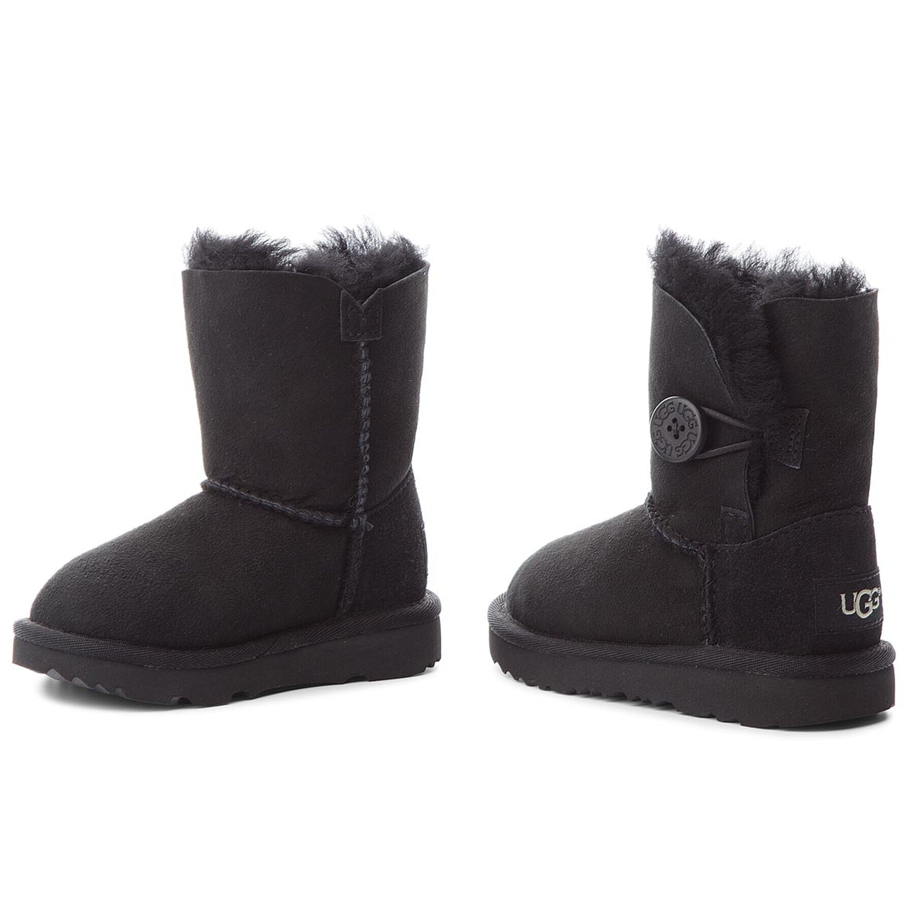 Ugg Škornji za sneg T Bailey Button II 1017400T Črna - Pepit.si