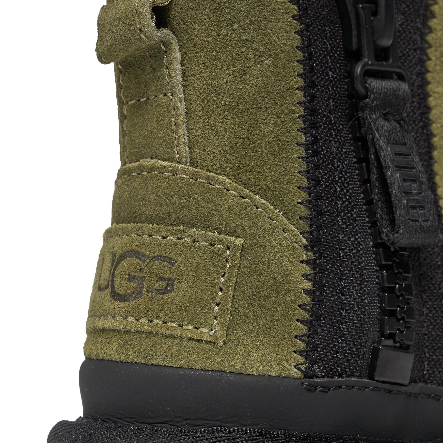 Ugg Čevlji T Classic Mini Zipper Tape Logo 1143699T Khaki - Pepit.si