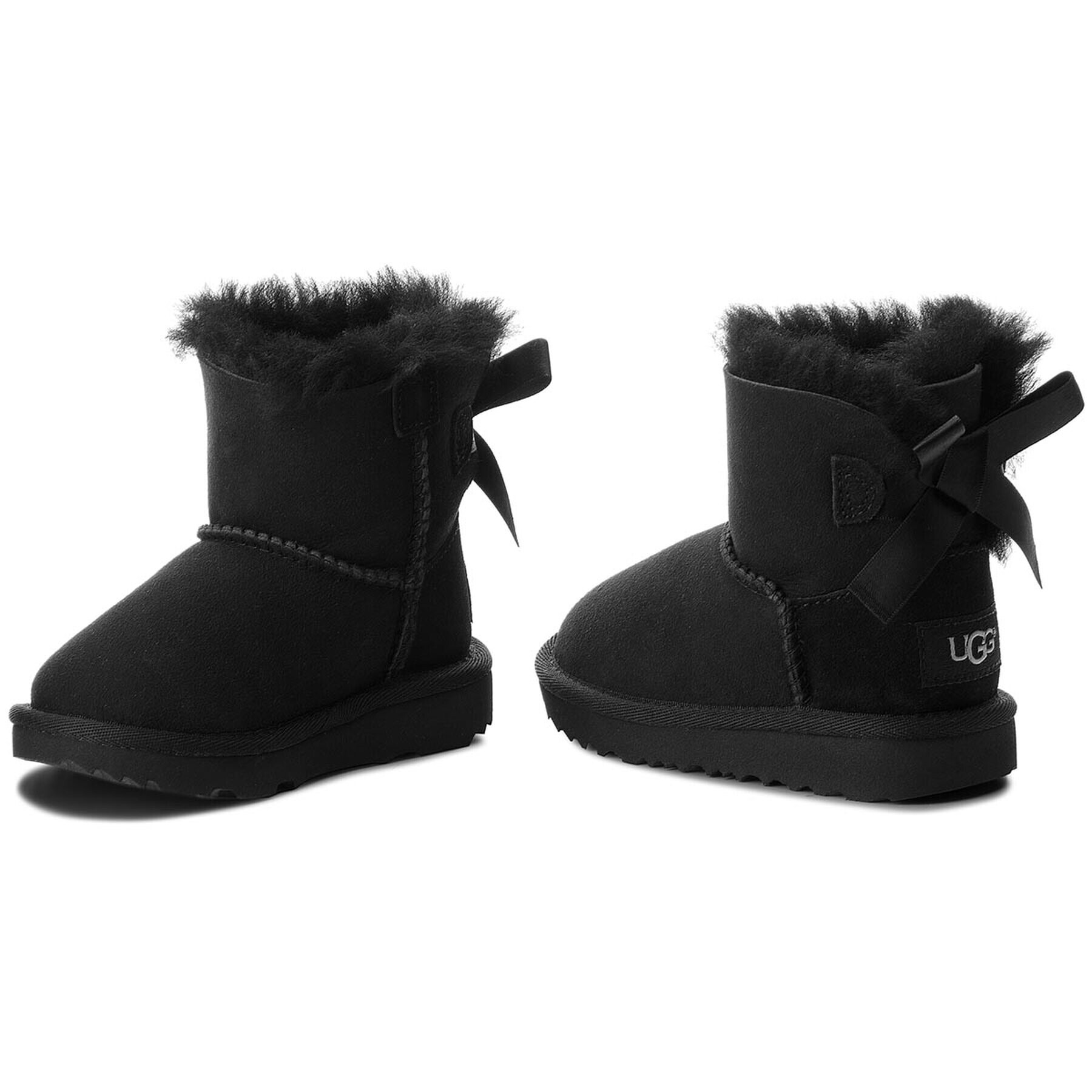 Ugg Čevlji T Mini Bailey Bow II 1017397T Črna - Pepit.si