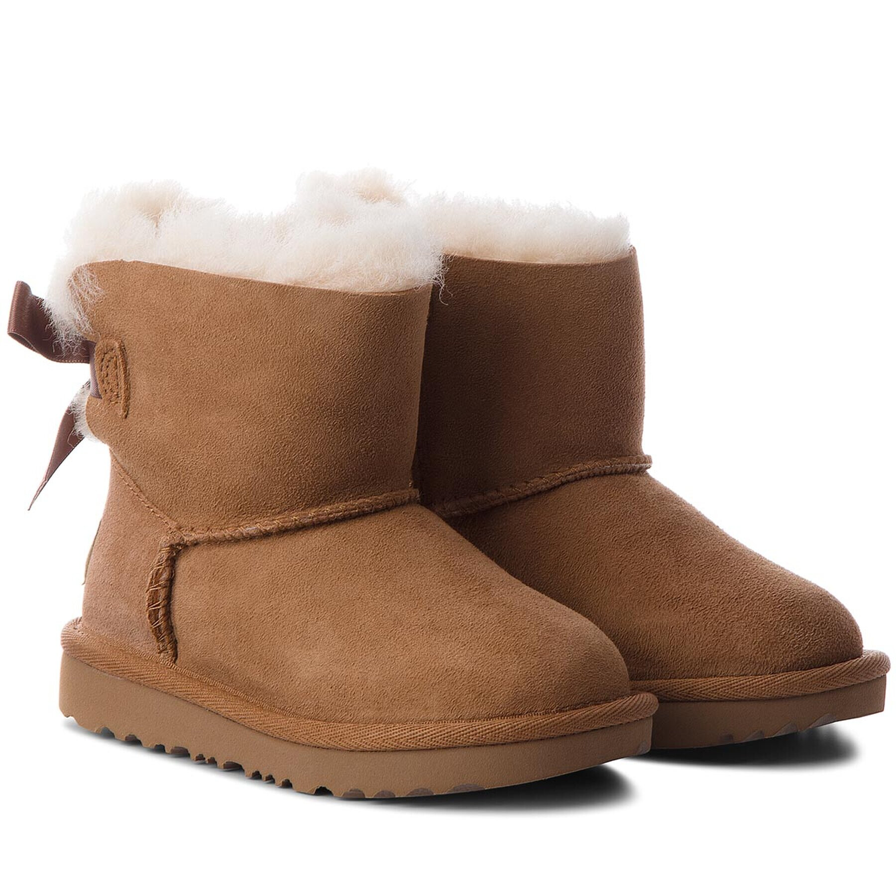 Ugg Škornji za sneg T Mini Bailey Bow II 1017397T Rjava - Pepit.si