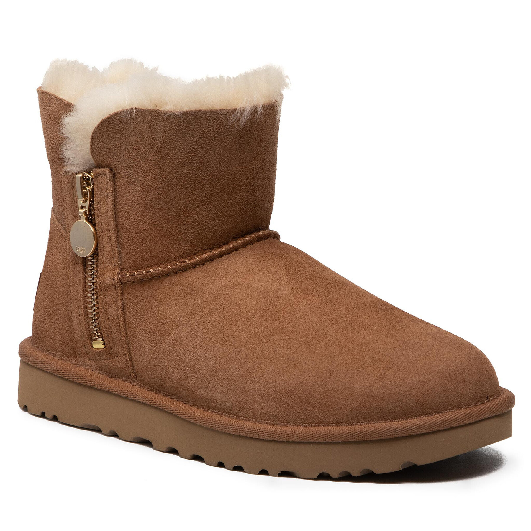 Ugg Čevlji W Bailey Zip Mini 1112481 Rjava - Pepit.si