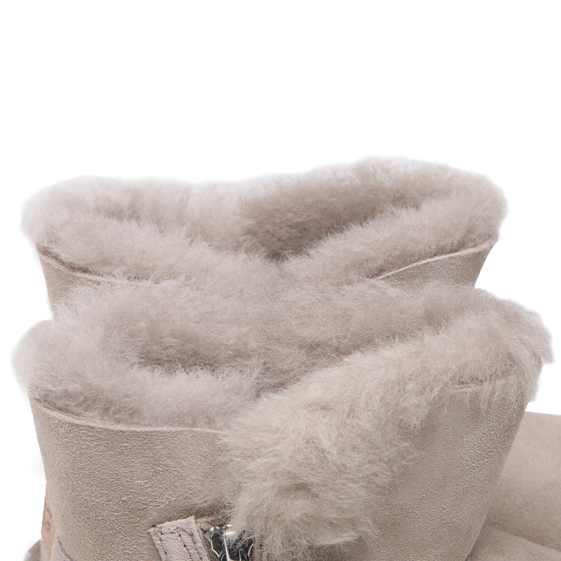 Ugg Čevlji W Bailey Zip Mini 1112481 Siva - Pepit.si