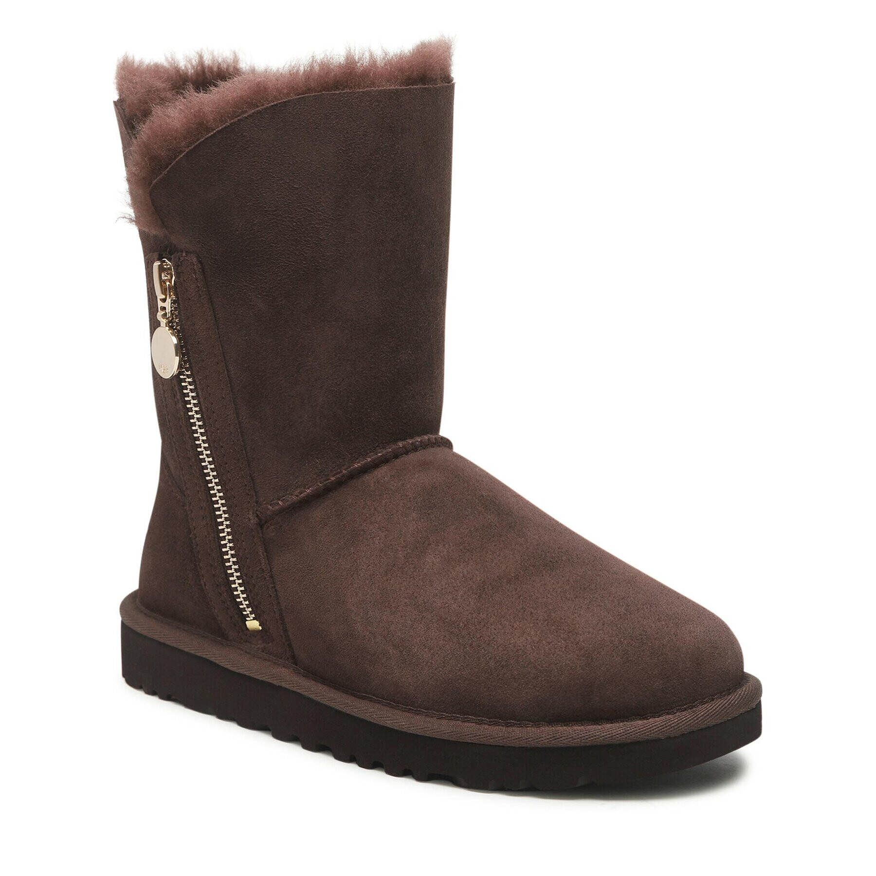 Ugg Čevlji W Bailey Zip Short 1112480 Rjava - Pepit.si