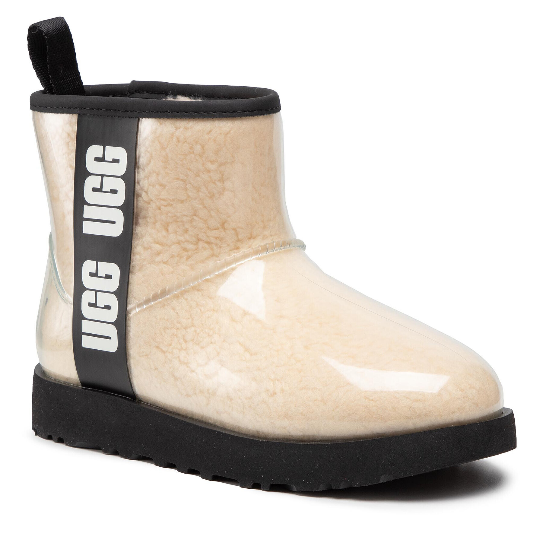 Ugg Čevlji W Classic Clear Mini 1113190 Bež - Pepit.si