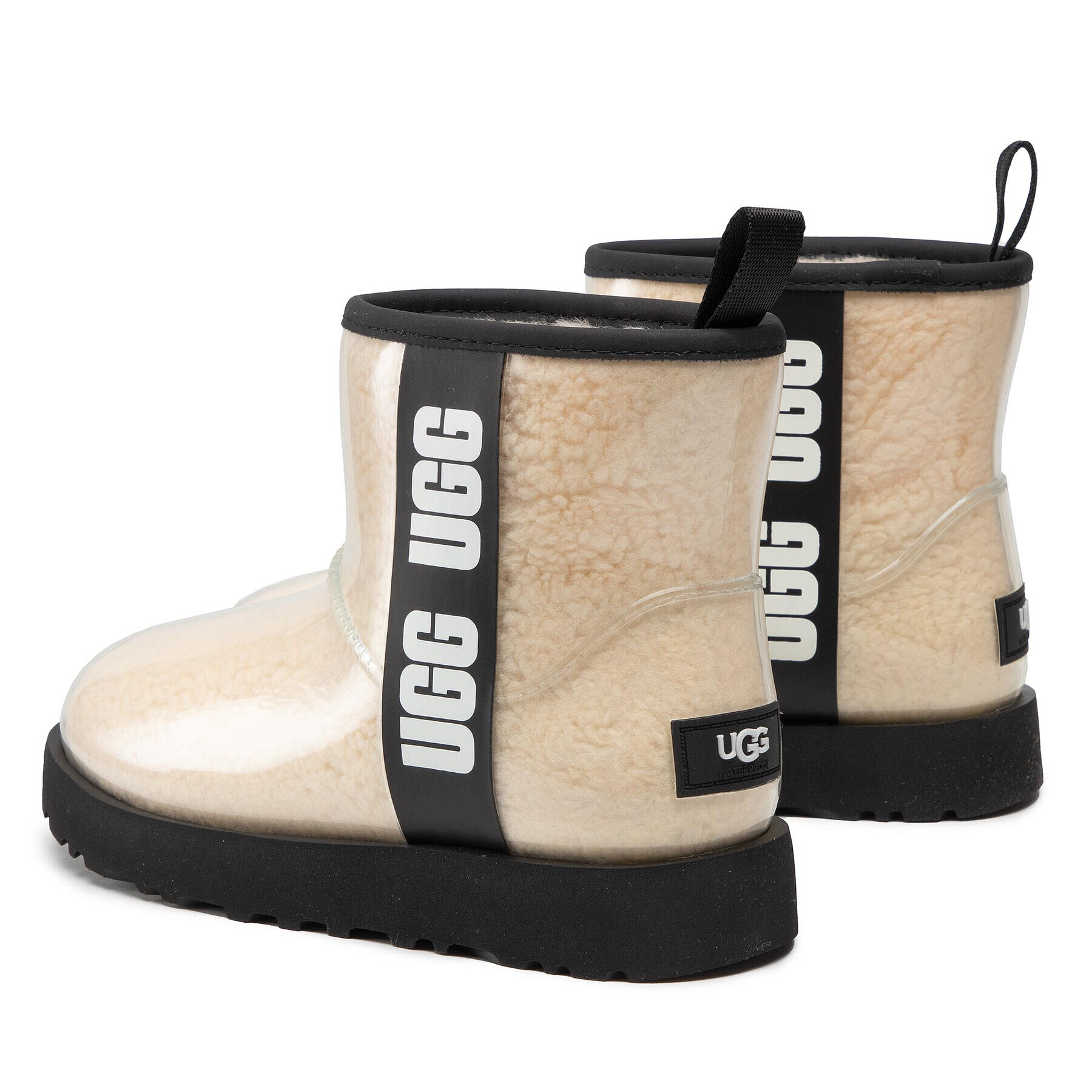 Ugg Čevlji W Classic Clear Mini 1113190 Bež - Pepit.si