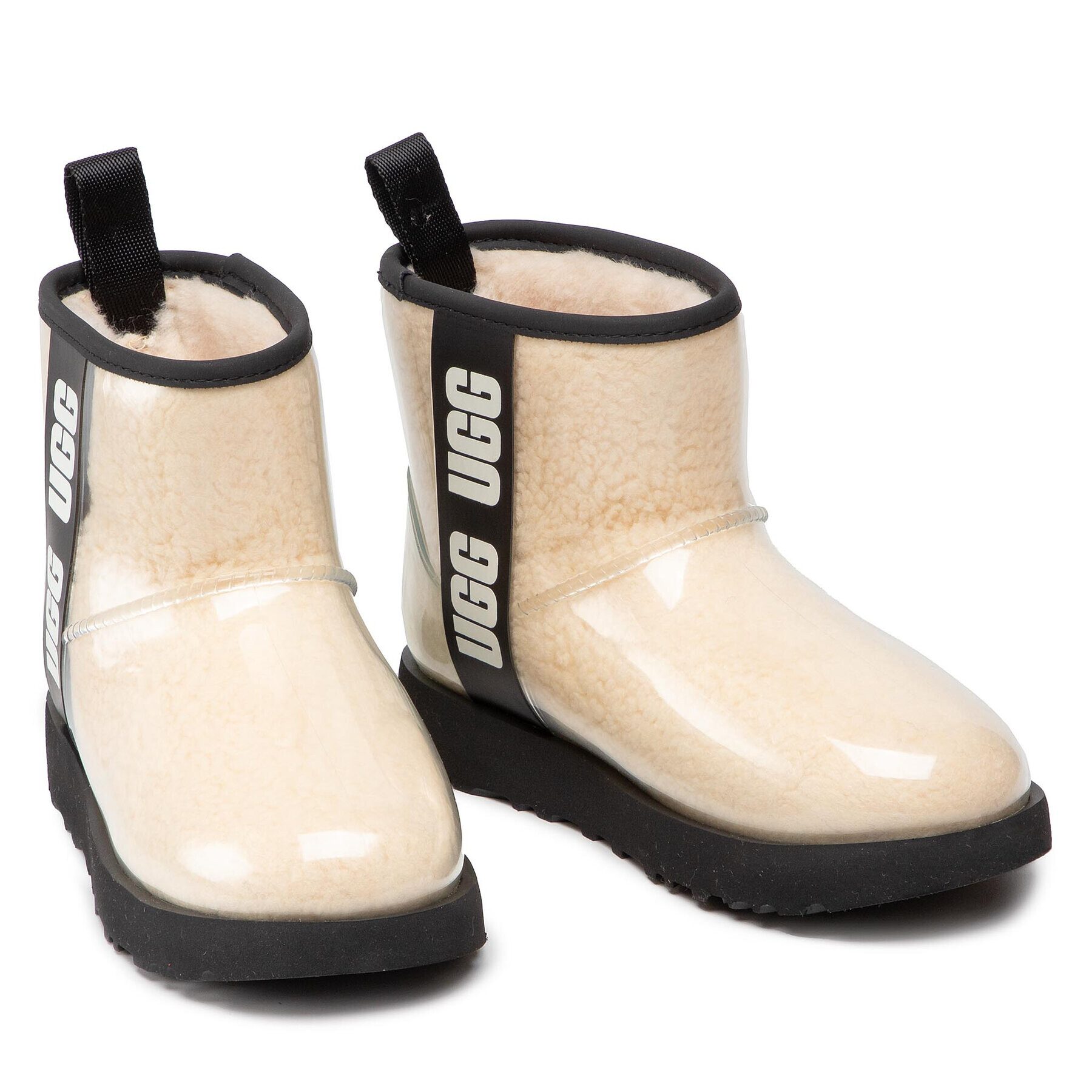 Ugg Čevlji W Classic Clear Mini 1113190 Bež - Pepit.si