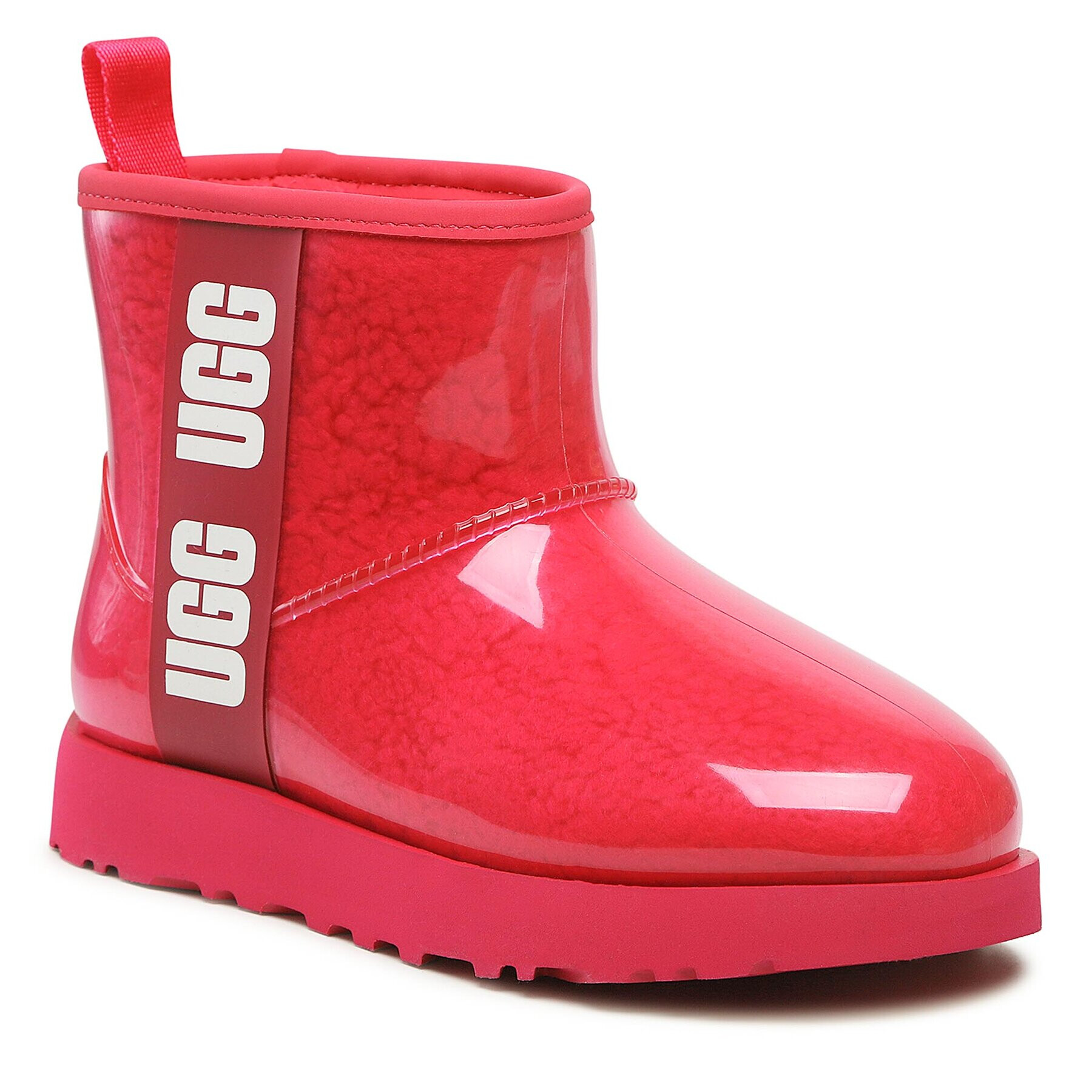 Ugg Čevlji W Classic Clear Mini 1113190 Rdeča - Pepit.si