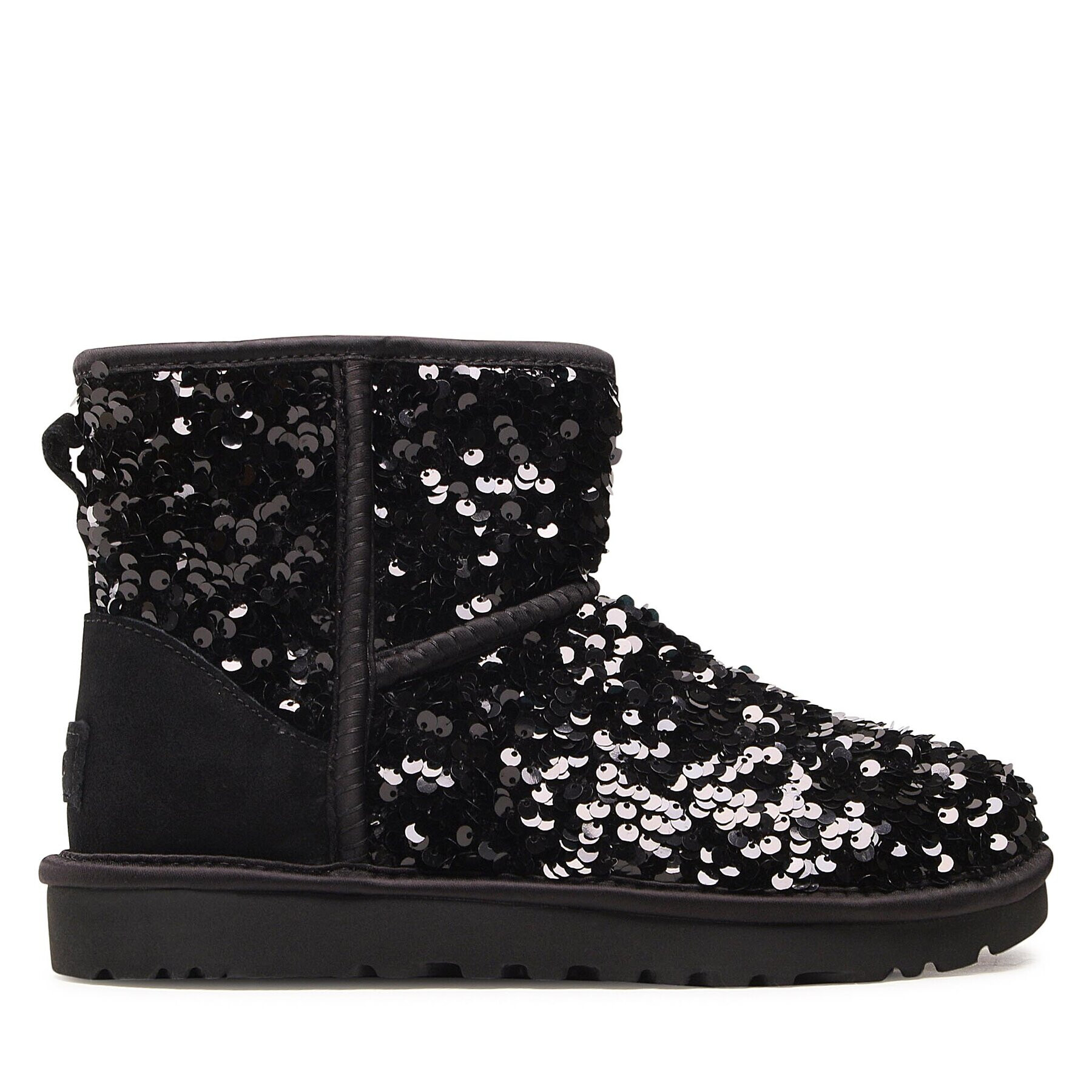 Ugg Čevlji W Classic Mini Chunky Sequin 1130602 Črna - Pepit.si