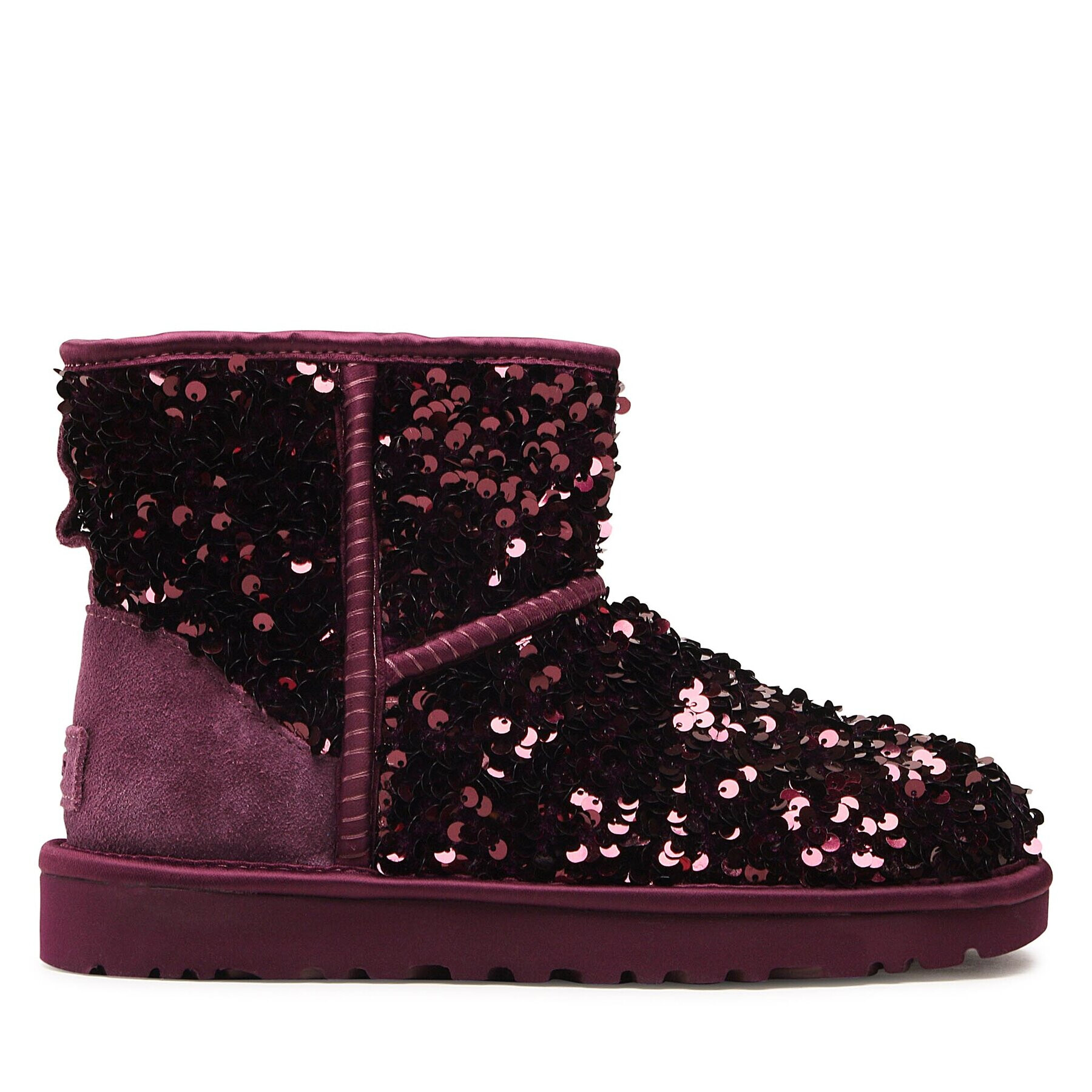 Ugg Čevlji W Classic Mini Chunky Sequin 1130602 Vijolična - Pepit.si