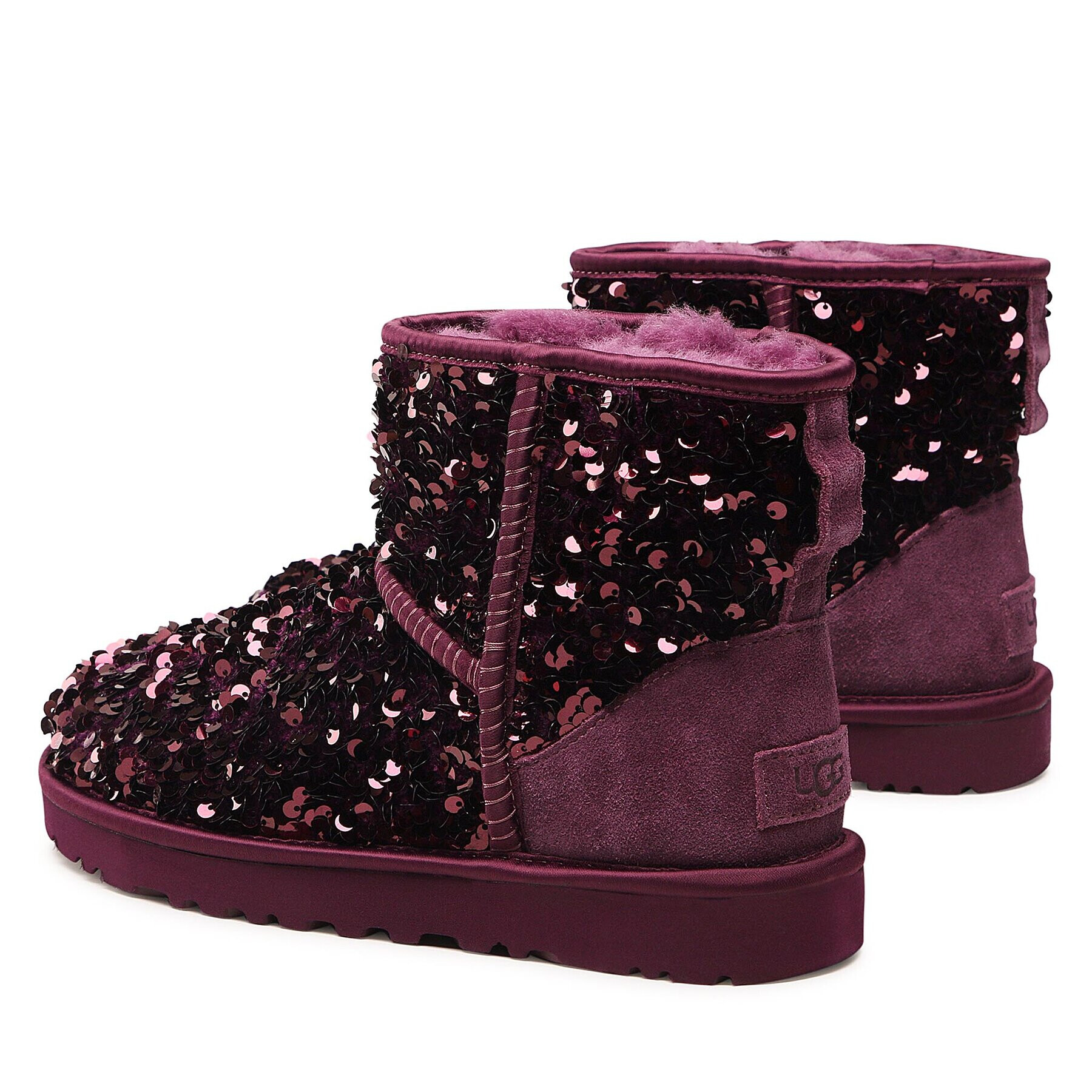 Ugg Čevlji W Classic Mini Chunky Sequin 1130602 Vijolična - Pepit.si