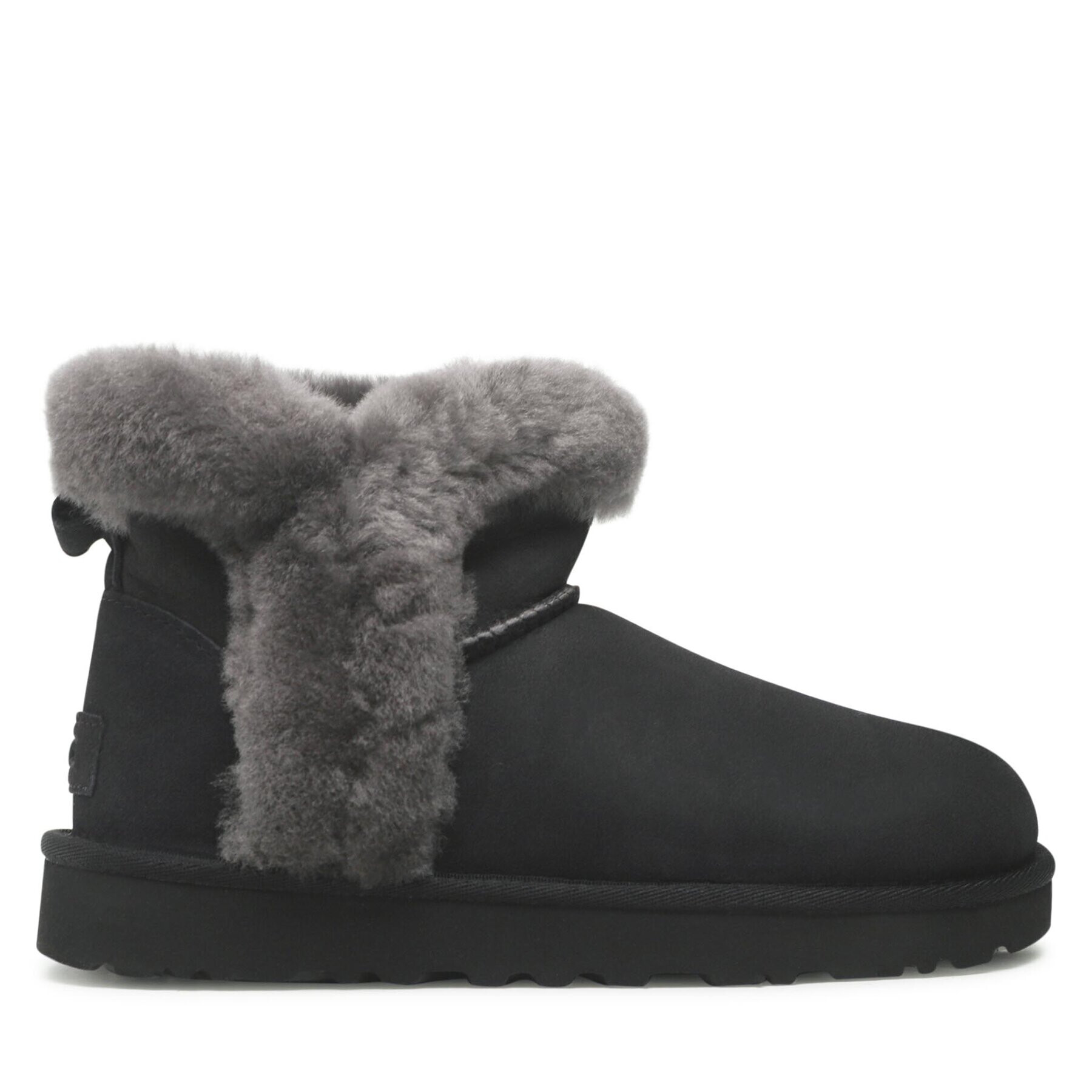 Ugg Čevlji W Classic Mini Heritage Fluff 1130590 Črna - Pepit.si