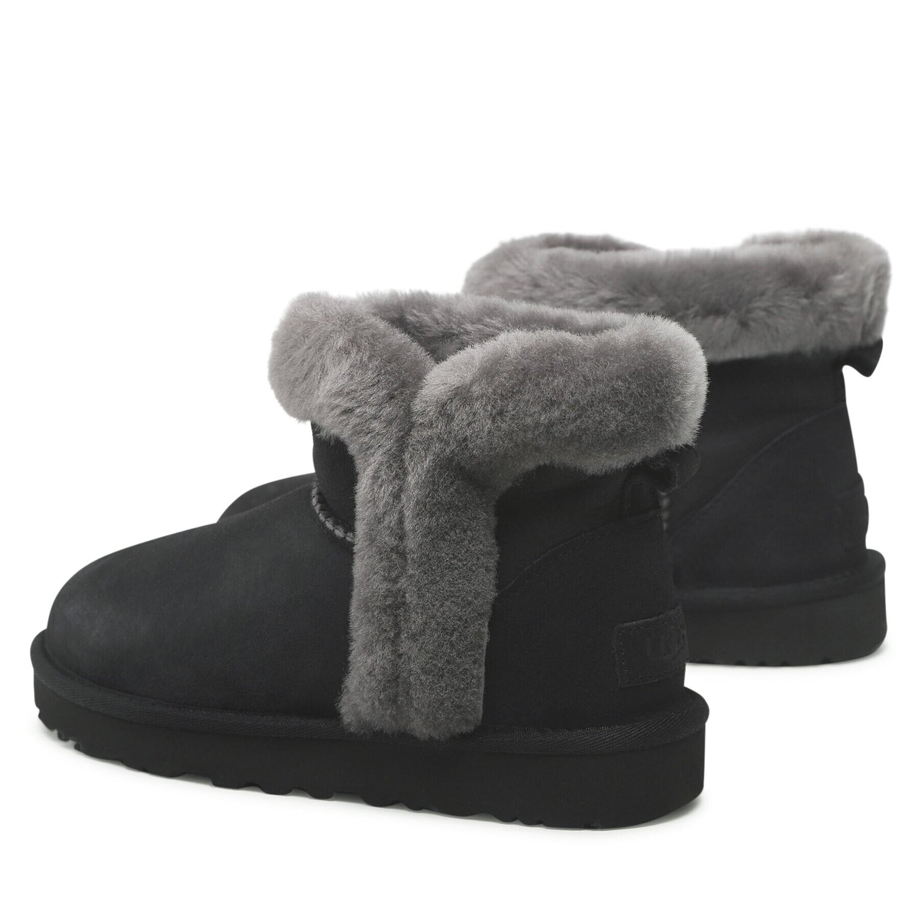 Ugg Čevlji W Classic Mini Heritage Fluff 1130590 Črna - Pepit.si