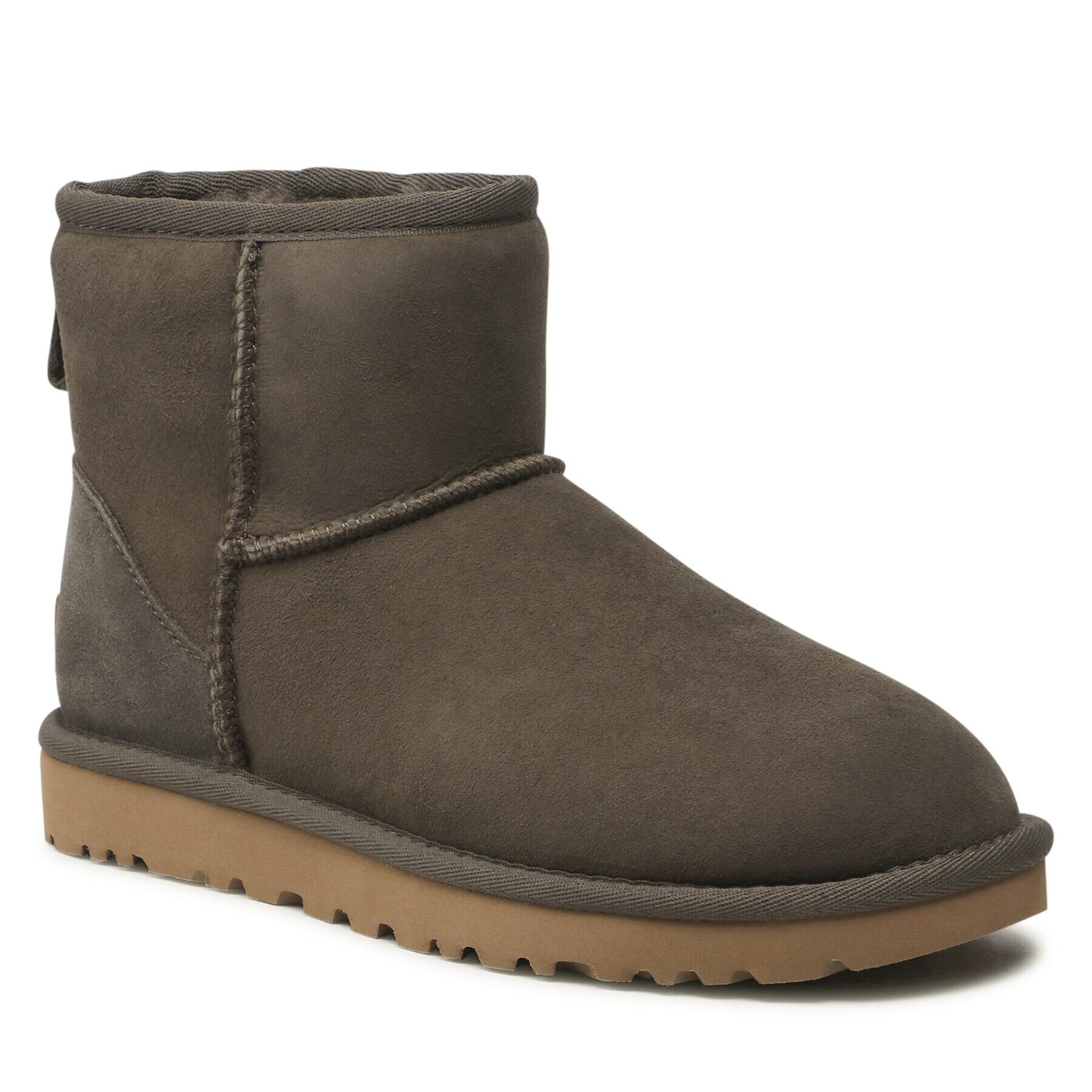 Ugg Čevlji W Classic Mini II 1016222 Khaki - Pepit.si