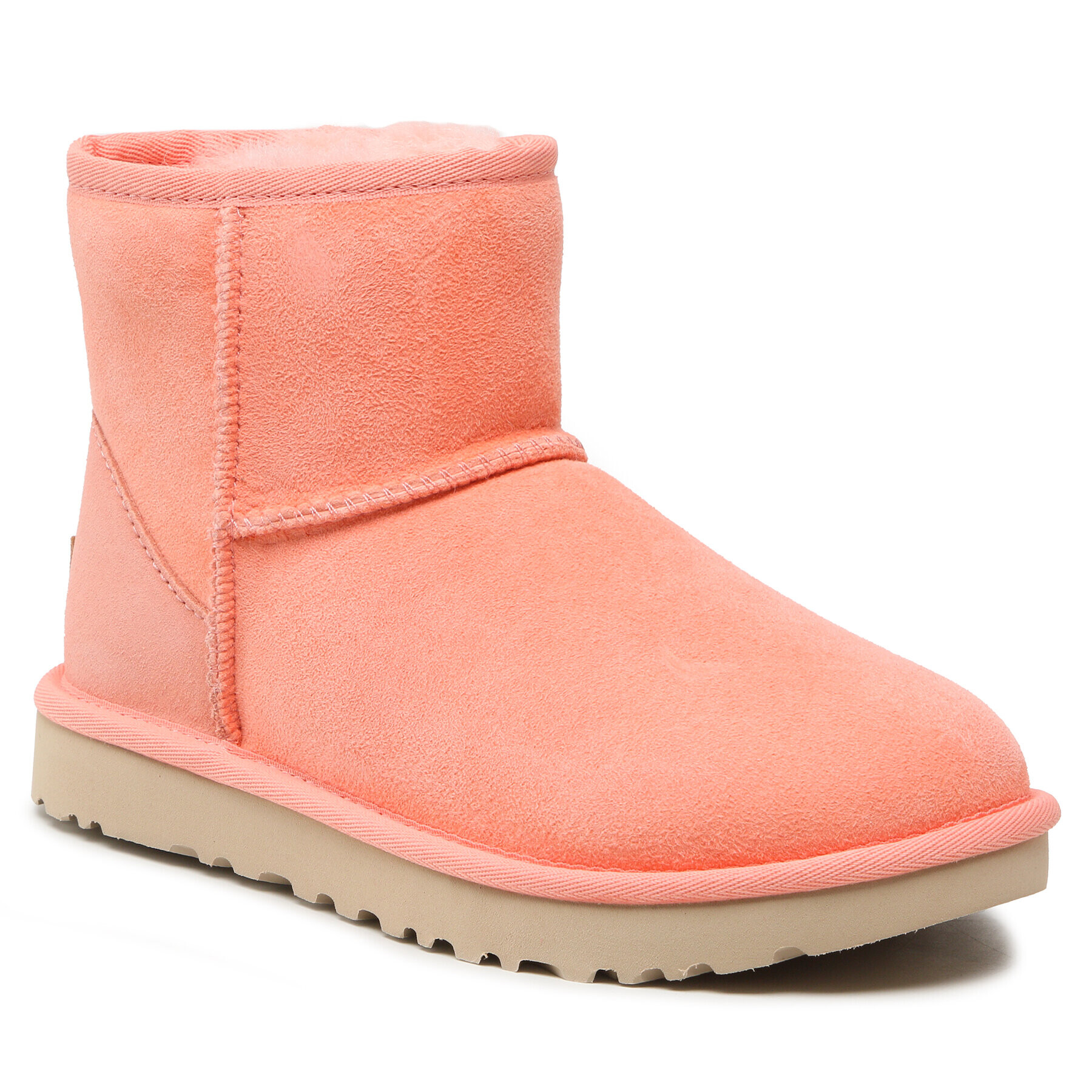 Ugg Čevlji W Classic Mini II 1016222 Koral - Pepit.si