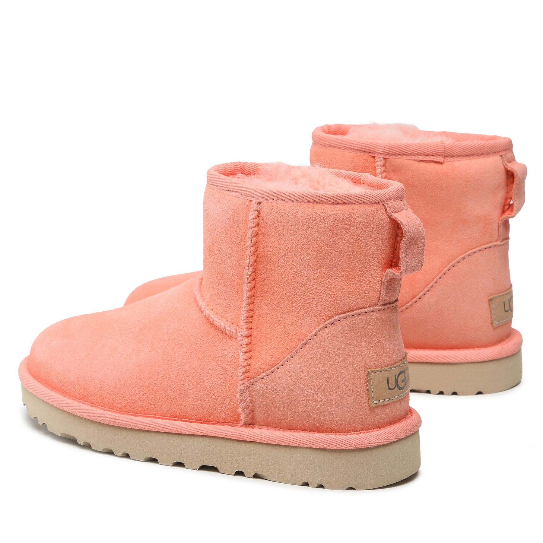 Ugg Čevlji W Classic Mini II 1016222 Koral - Pepit.si