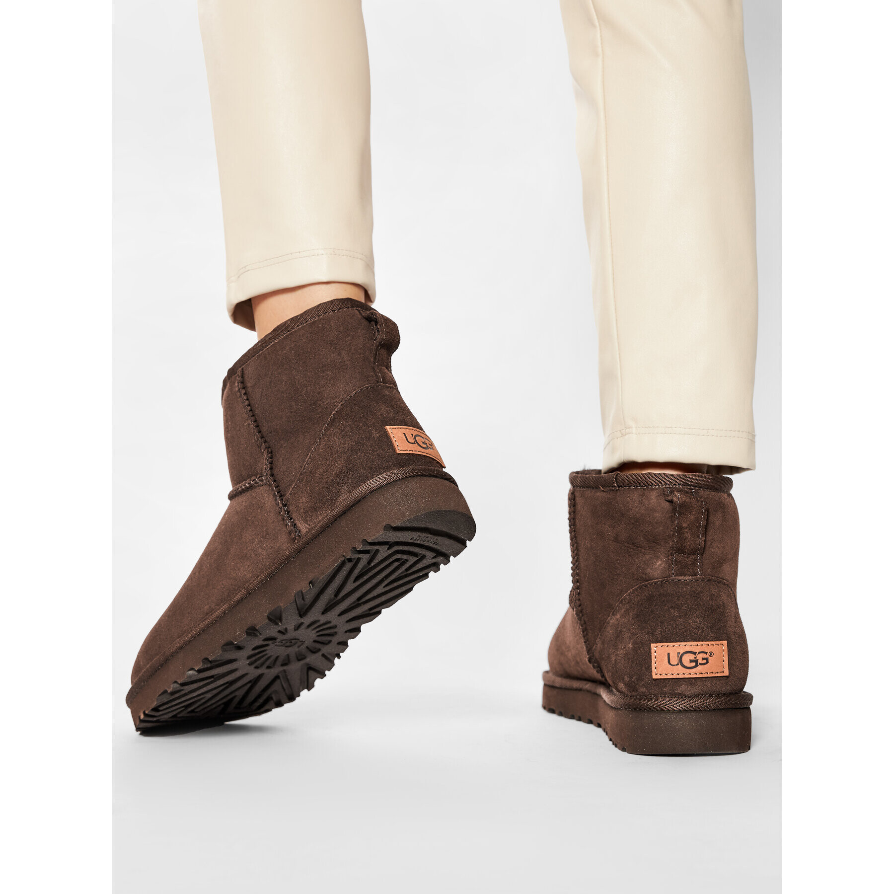 Ugg Škornji za sneg W Classic Mini II 1016222 Rjava - Pepit.si