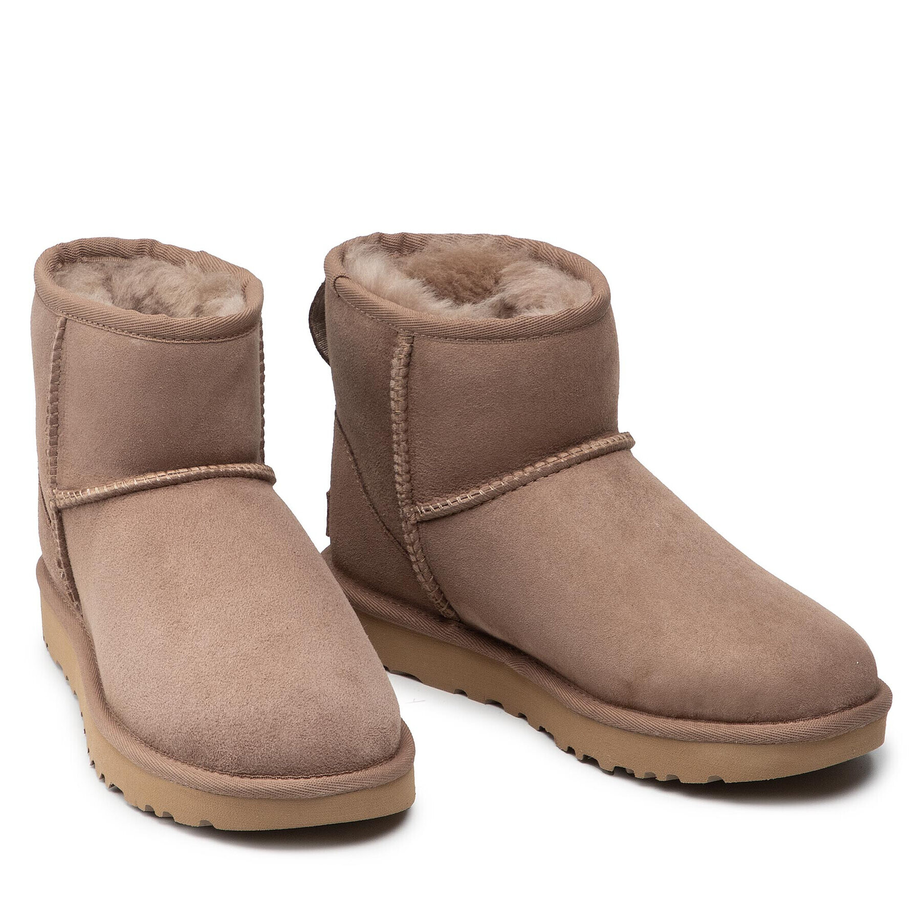 Ugg Čevlji W Classic Mini II 1016222 Rjava - Pepit.si