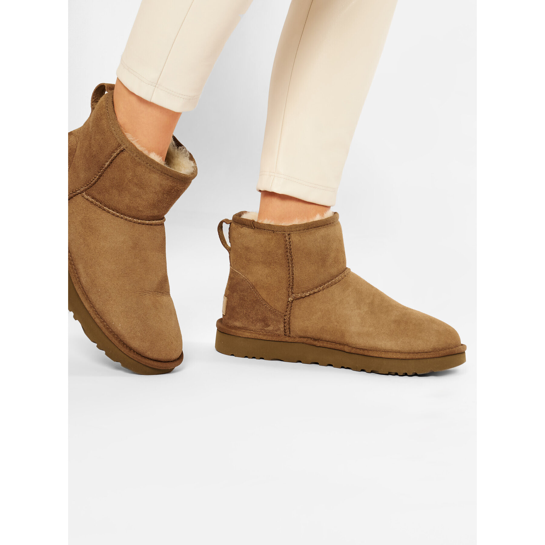 Ugg Čevlji W Classic Mini II 1016222 Rjava - Pepit.si