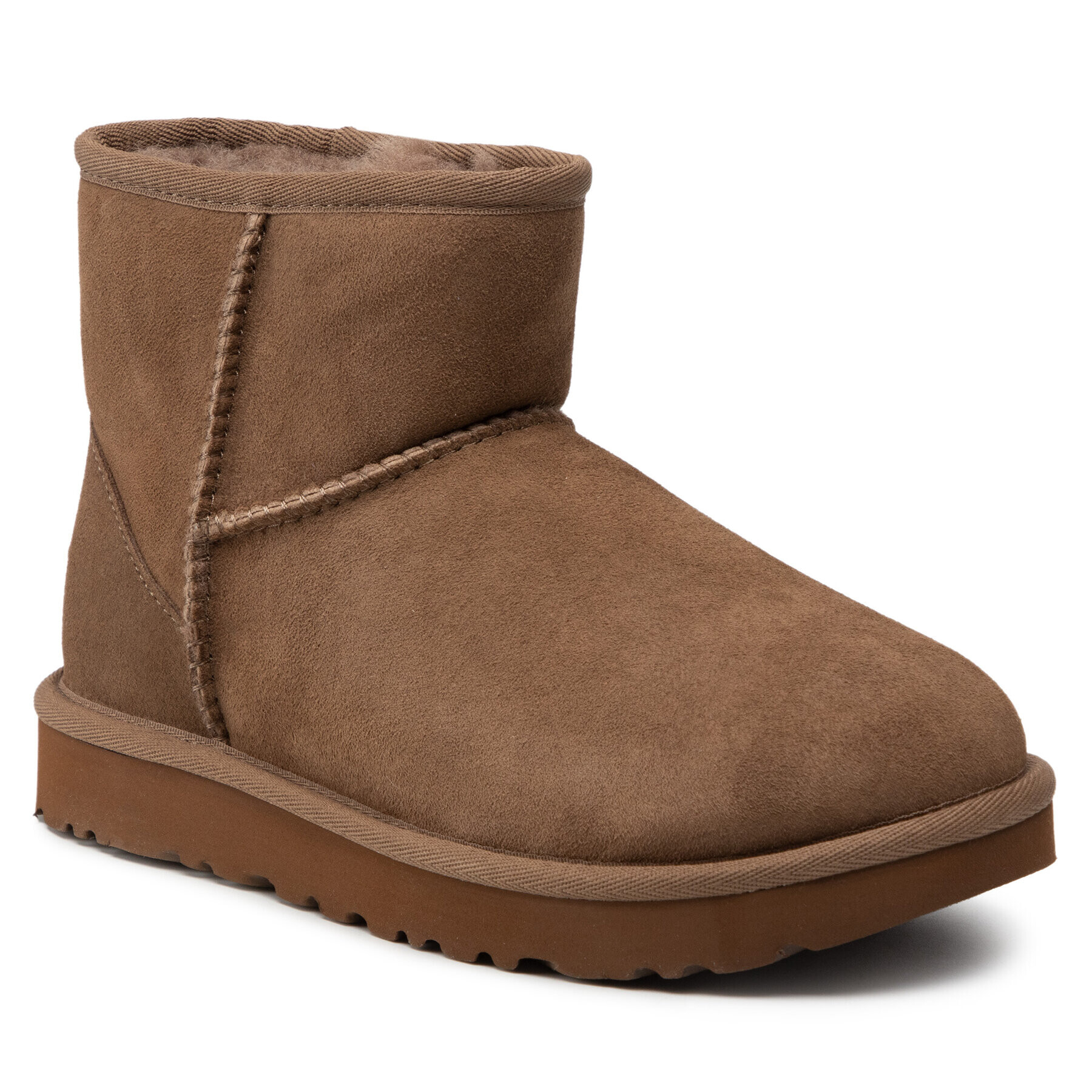 Ugg Čevlji W Classic Mini II 1016222 Rjava - Pepit.si