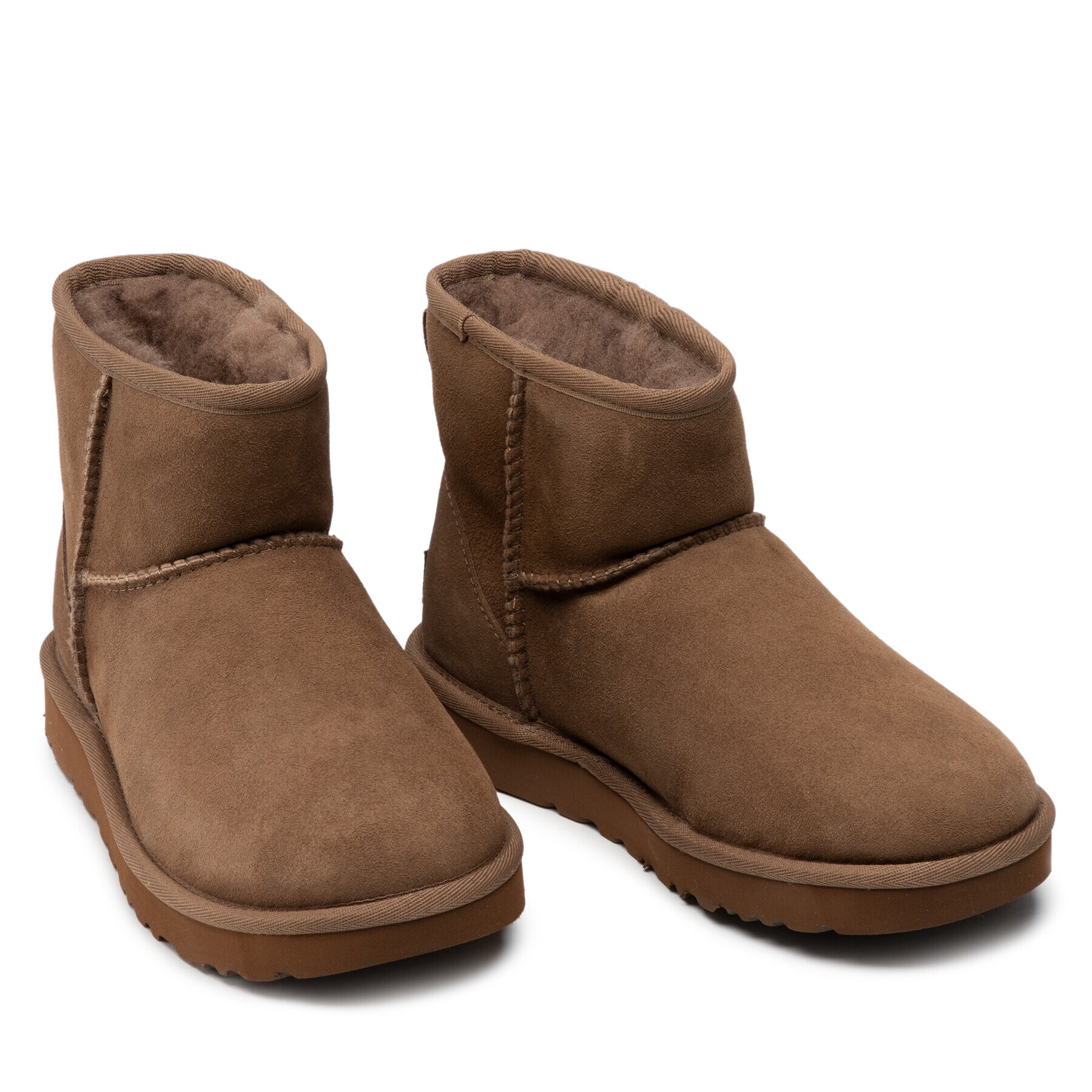 Ugg Čevlji W Classic Mini II 1016222 Rjava - Pepit.si