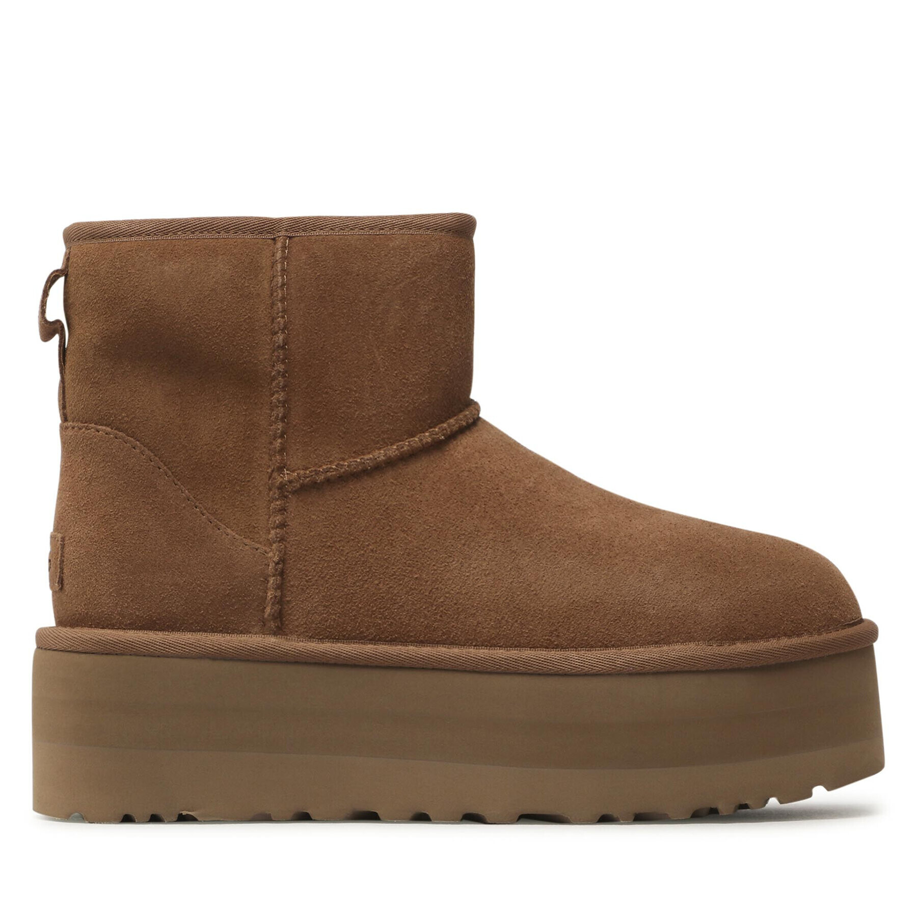 Ugg Čevlji W Classic Mini Platform 1134991 Rjava - Pepit.si