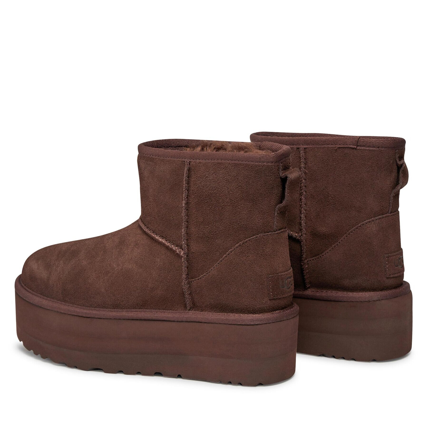 Ugg Čevlji W Classic Mini Platform 1134991 Rjava - Pepit.si