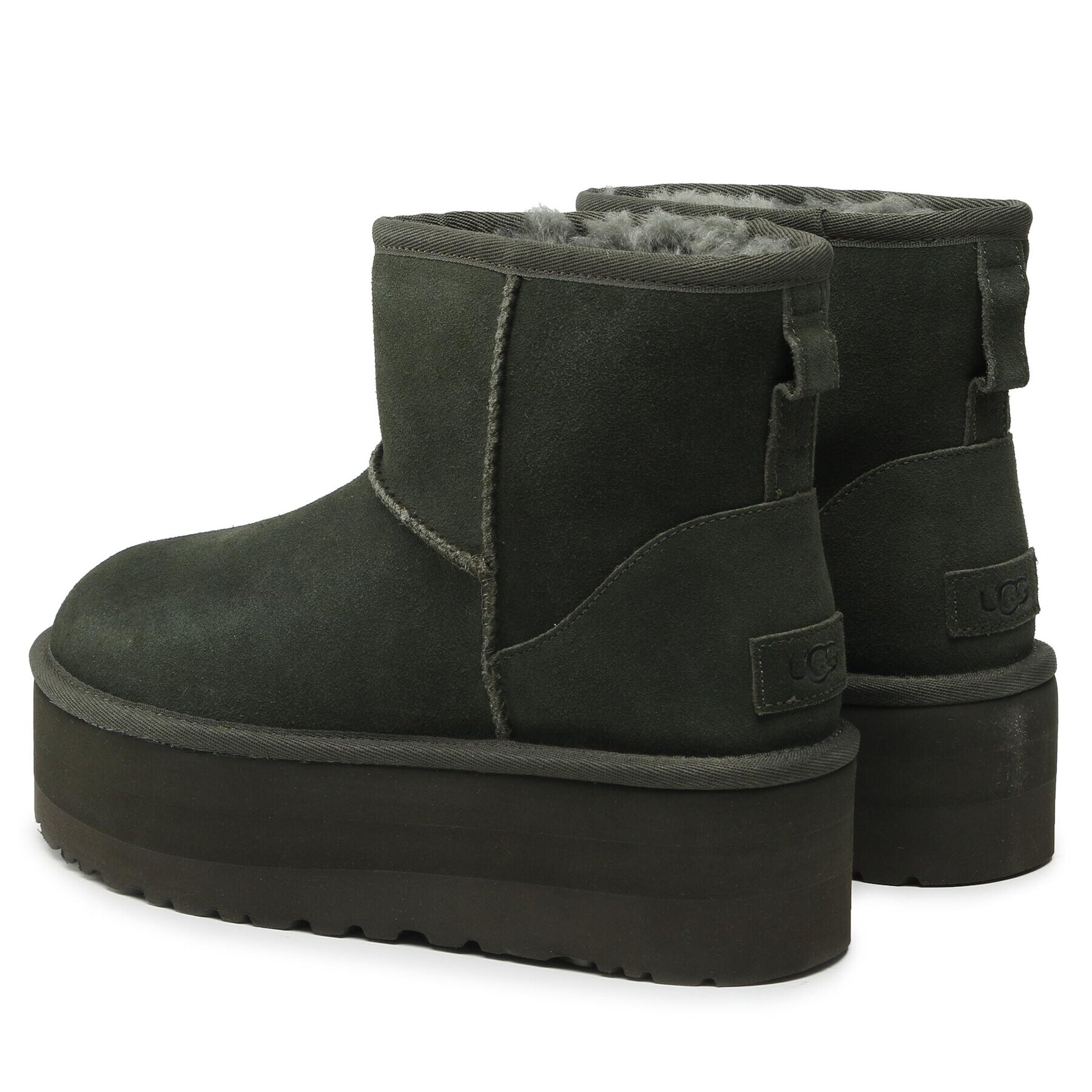 Ugg Čevlji W Classic Mini Platform 1134991 Zelena - Pepit.si