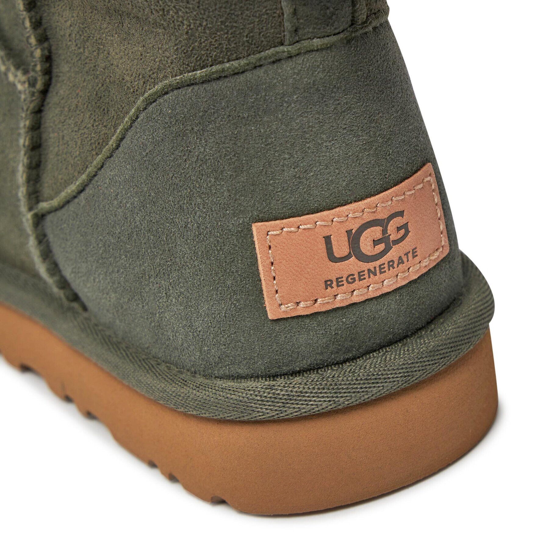 Ugg Čevlji W Classic Mini Regenerate 1137050 Zelena - Pepit.si