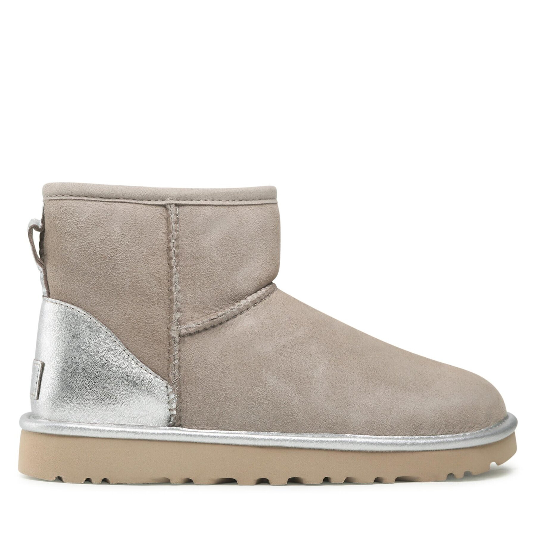 Ugg Čevlji W Classic Mini Shine 1120872 Siva - Pepit.si