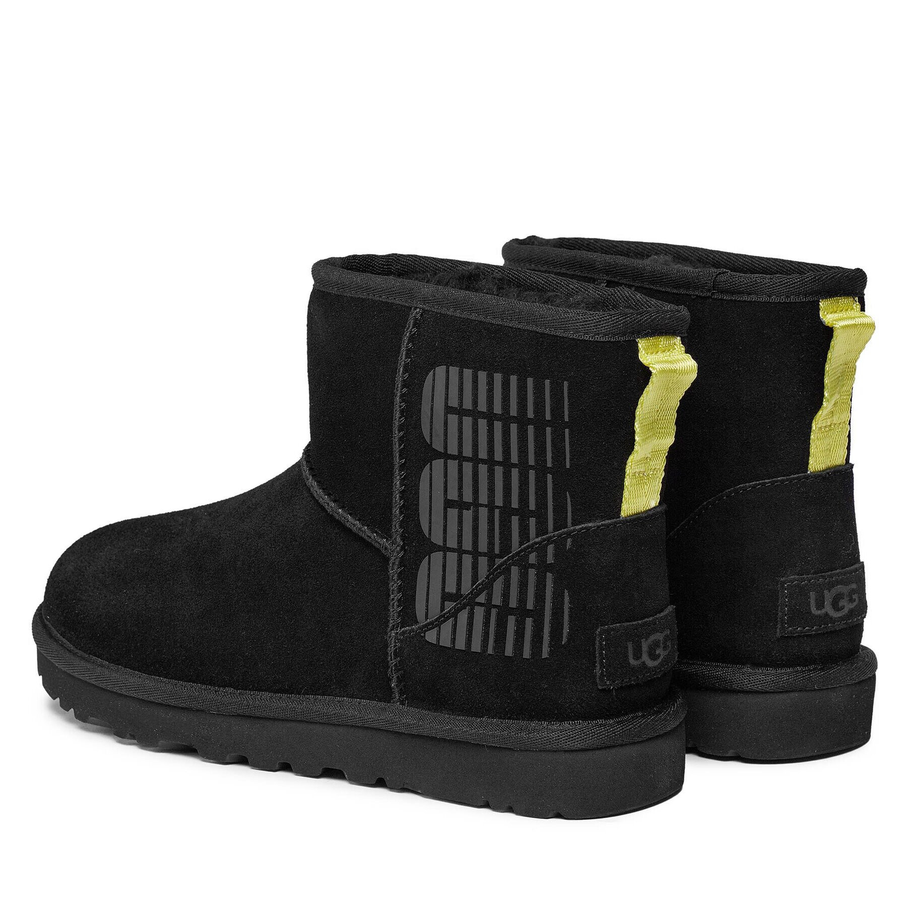 Ugg Čevlji W Classic Mini Side Logo 1144057 Črna - Pepit.si