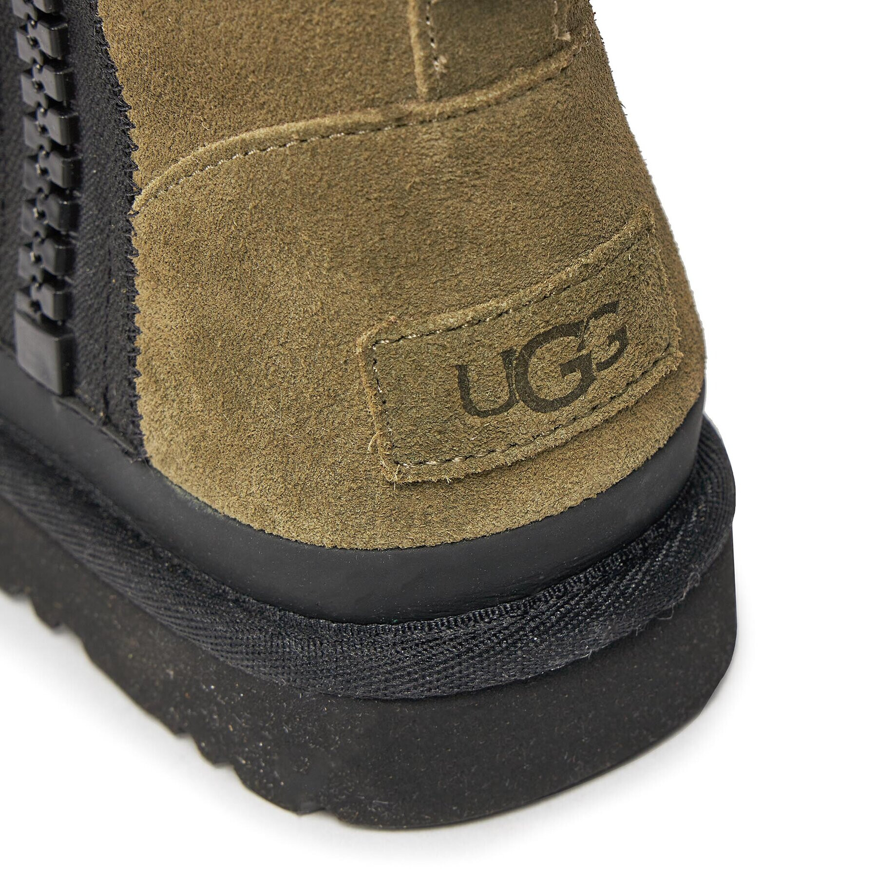 Ugg Škornji za sneg W Classic Mini Zipper Tape Logo 1144034 Zelena - Pepit.si