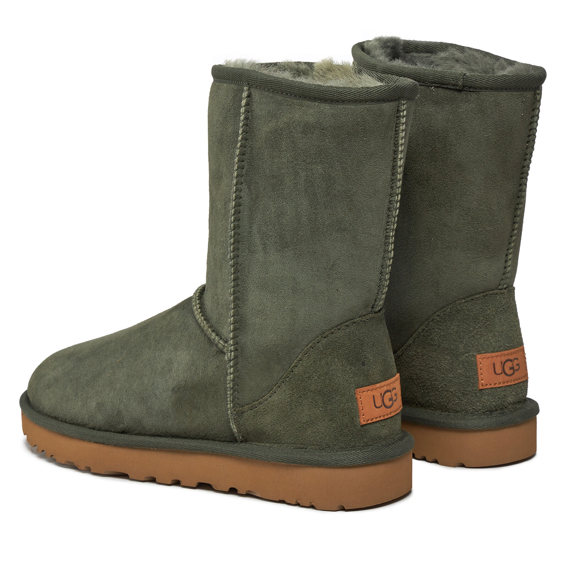 Ugg Škornji za sneg W Classic Short II 1016223 Zelena - Pepit.si