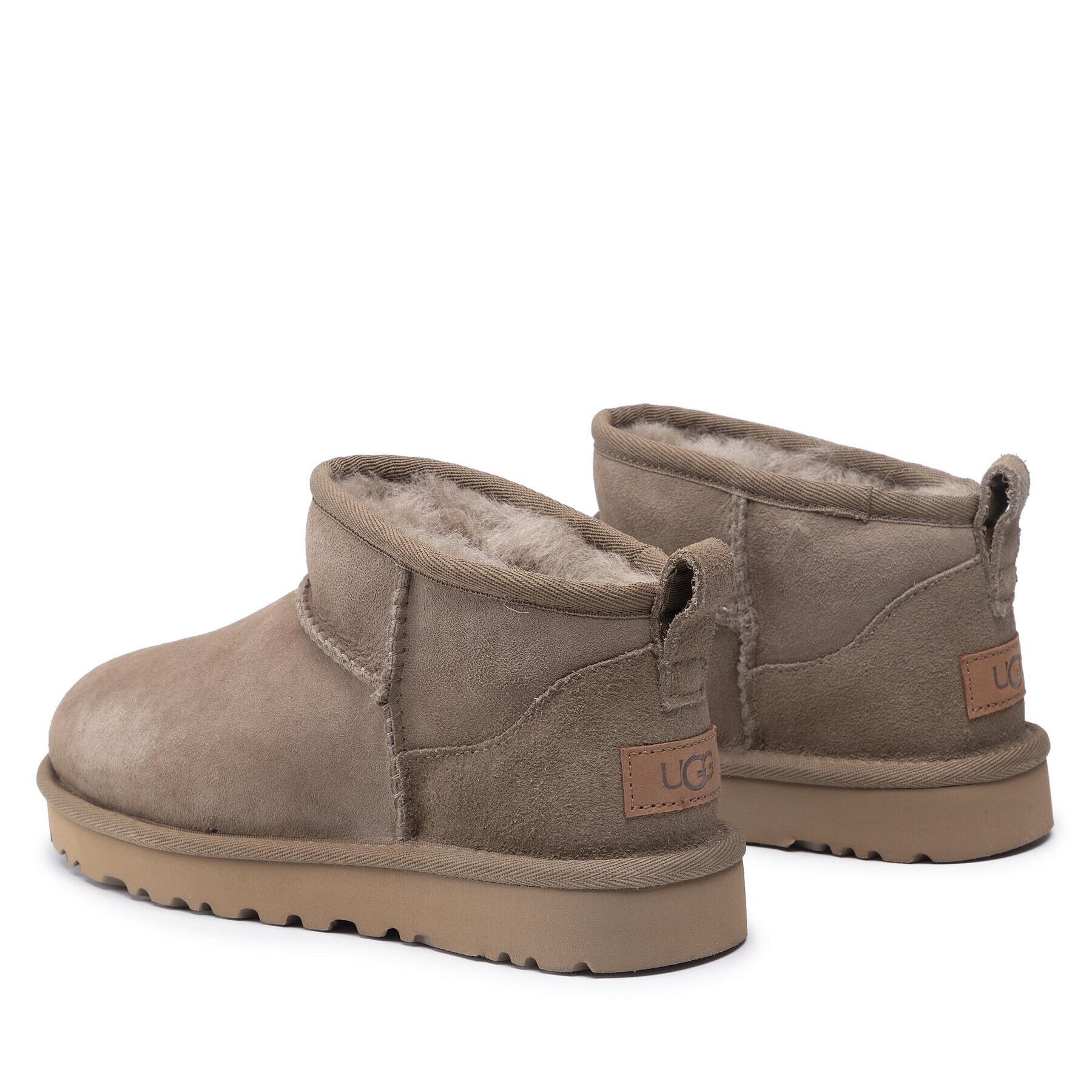 Ugg Čevlji W Classic Ultra Mini 1116109 Rjava - Pepit.si