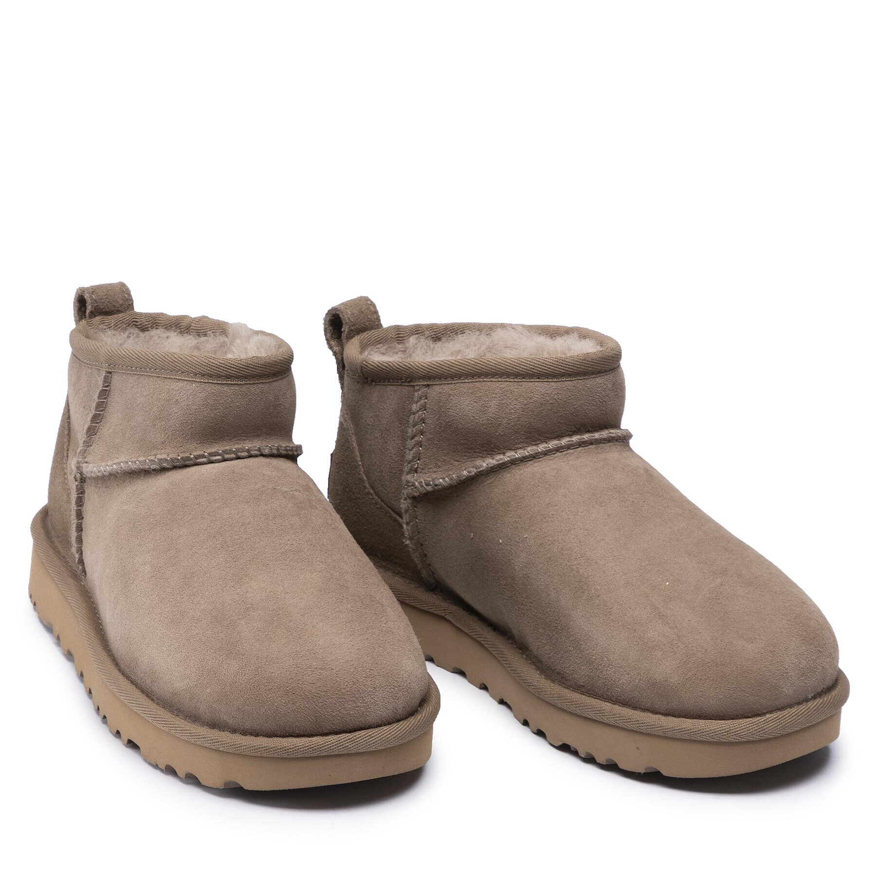 Ugg Čevlji W Classic Ultra Mini 1116109 Rjava - Pepit.si